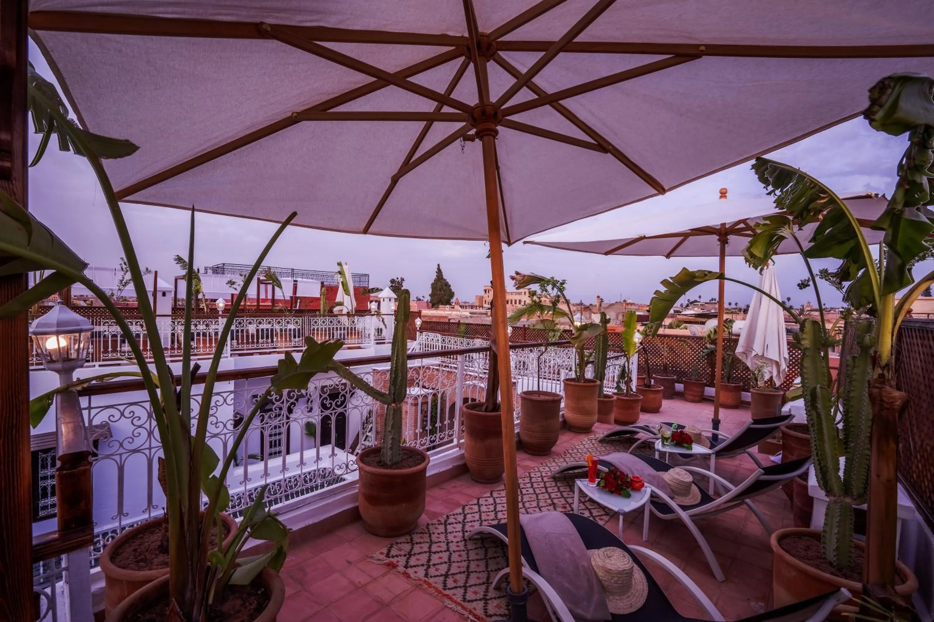 Balcony/Terrace in Riad Safran et Cannelle & Spa