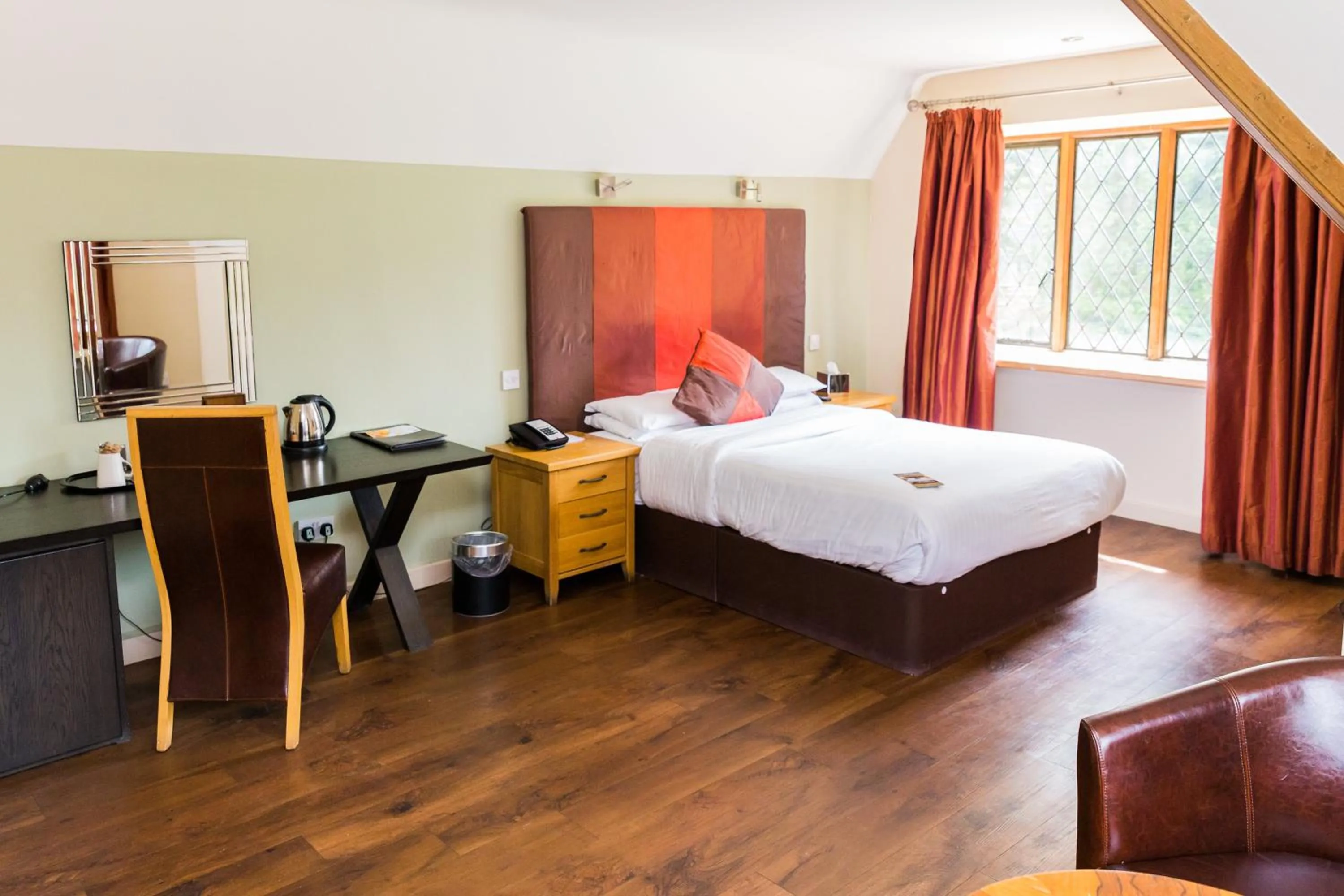 Bedroom, Bed in Great Hallingbury Manor & Lodges London Stansted