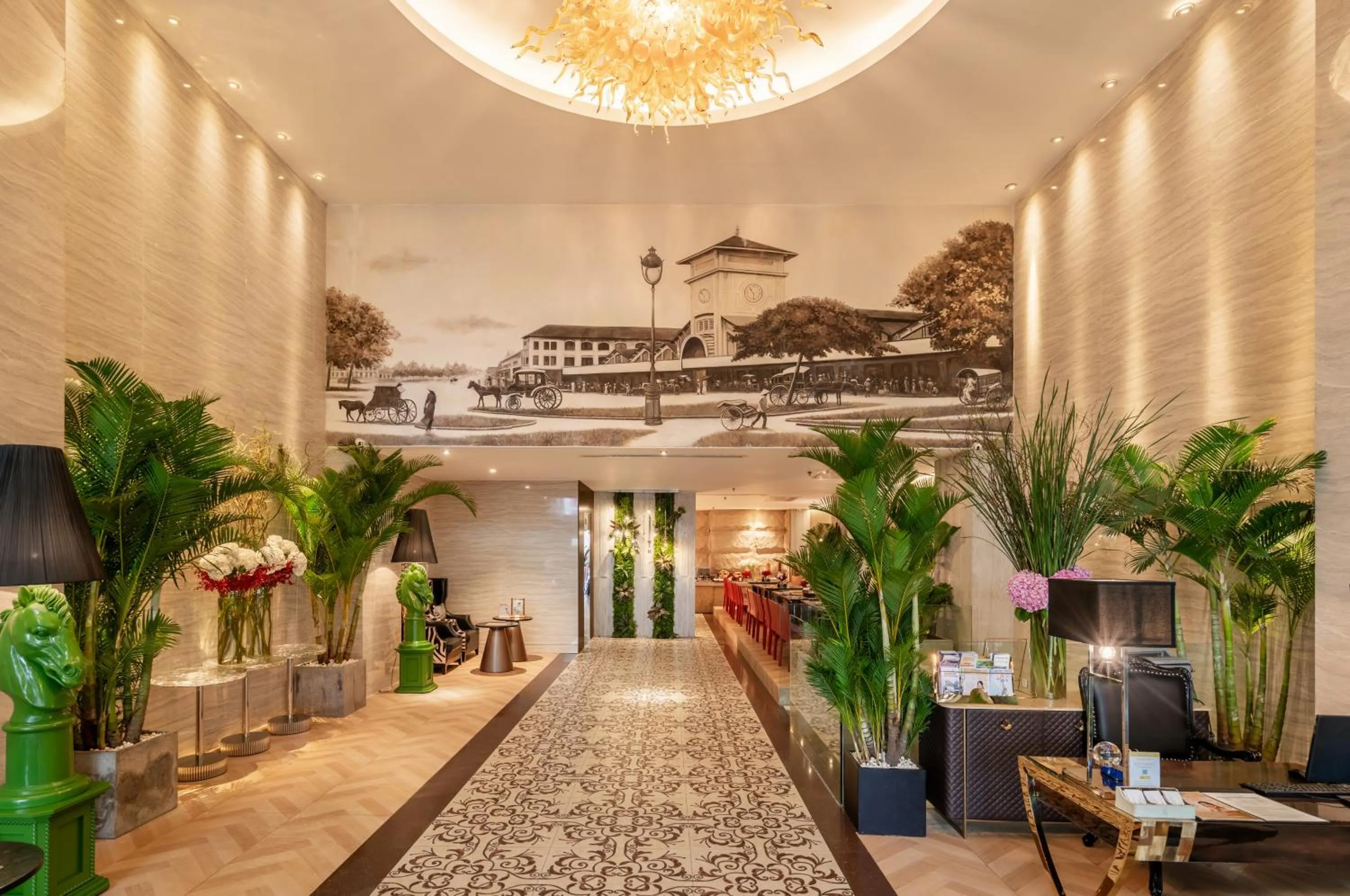 Lobby or reception in A&EM Phan Boi Chau