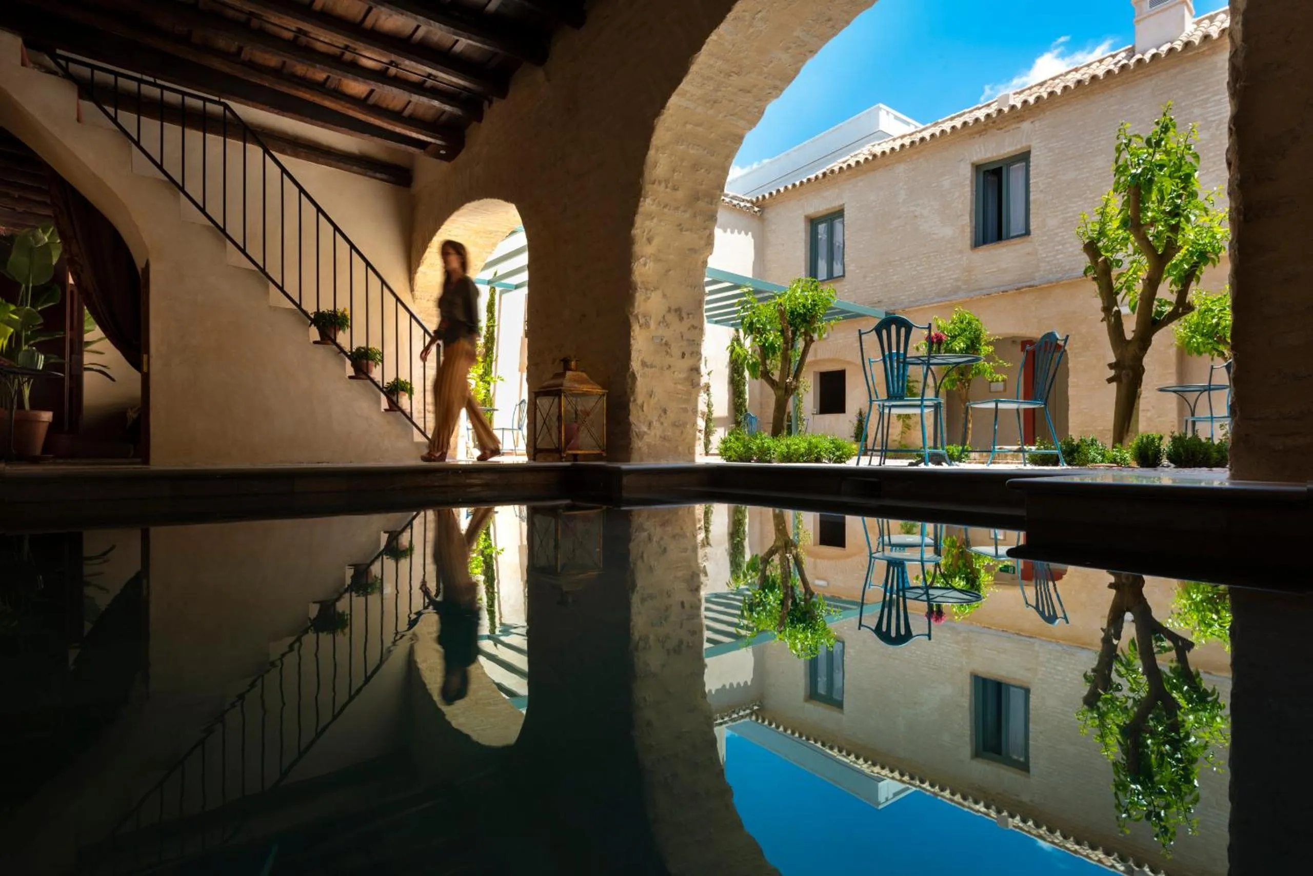 Swimming pool in Palacio Bucarelli