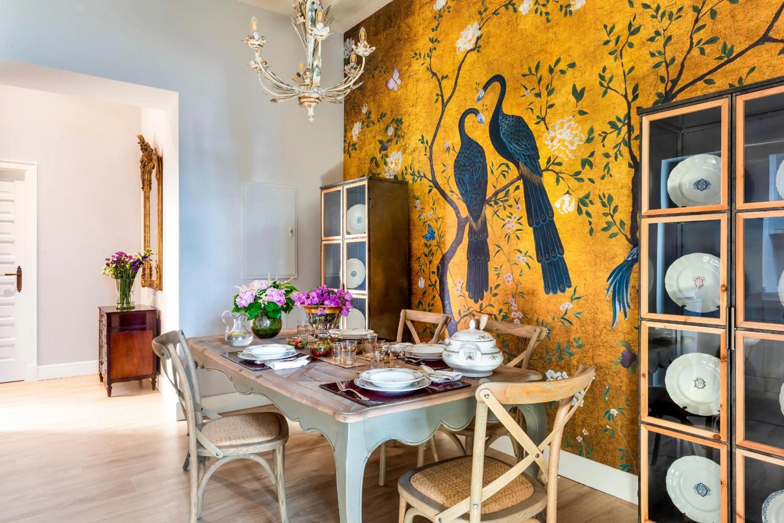 Dining area in Palacio Bucarelli