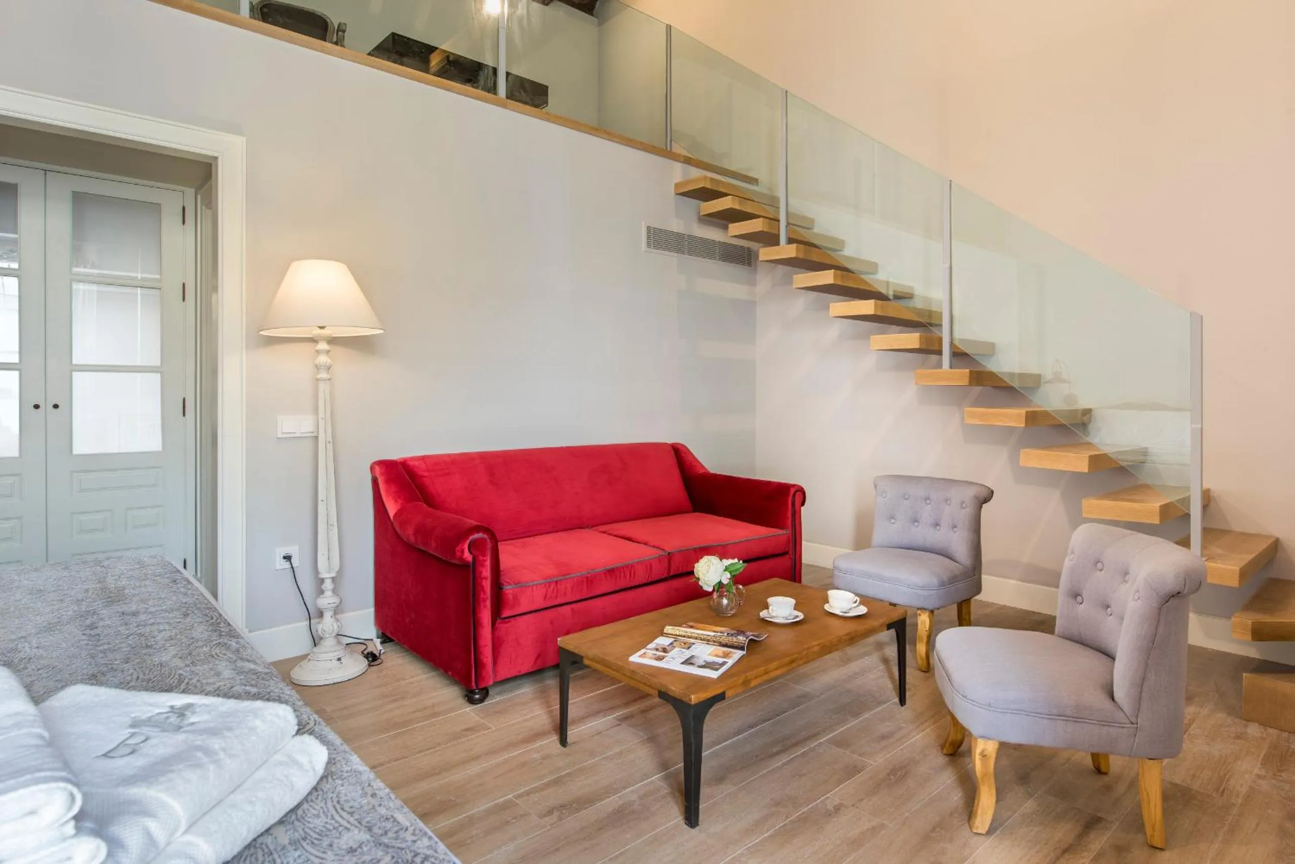 Seating area in Palacio Bucarelli