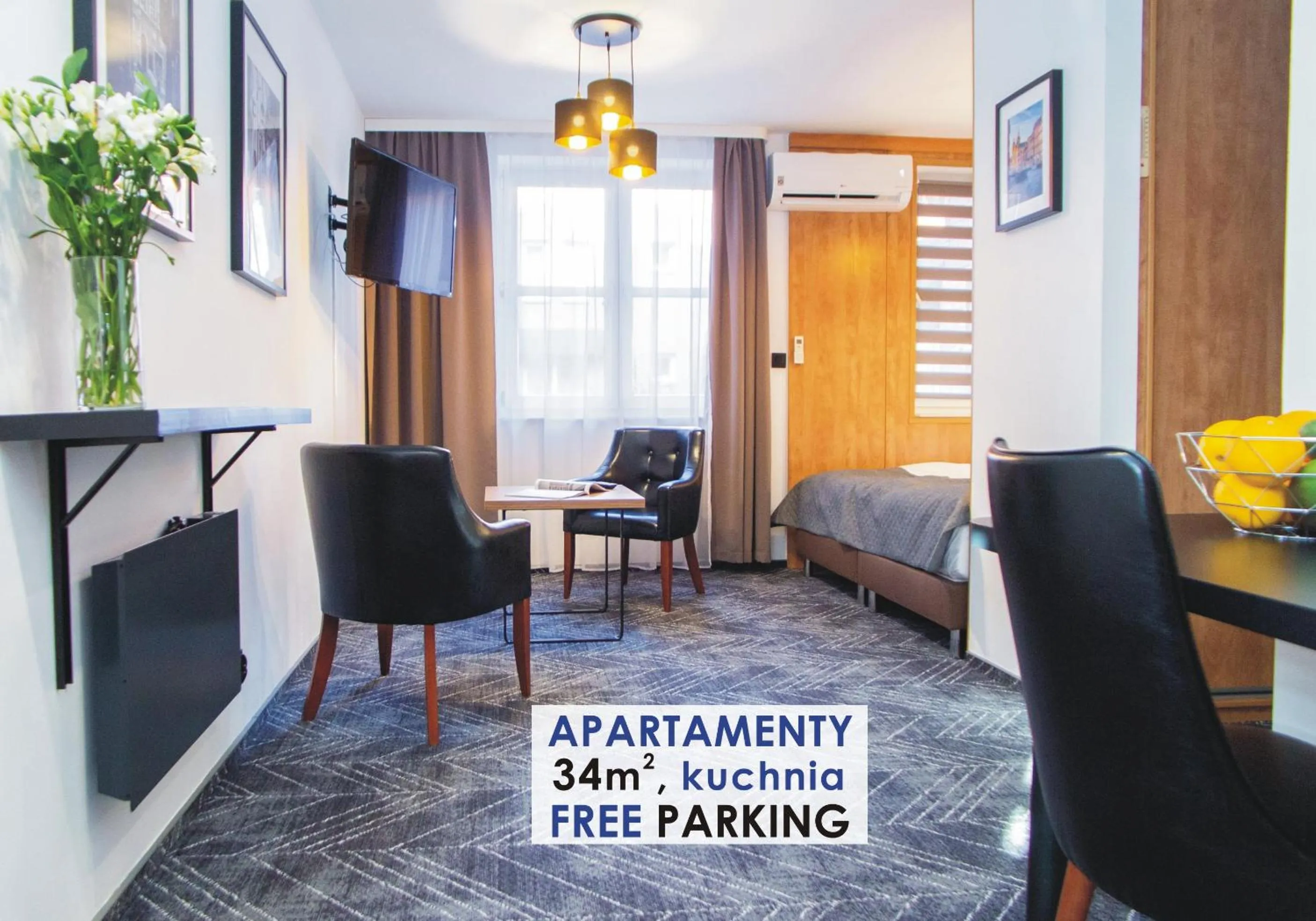 Bed in Warsaw Apartments - Apartamenty Sadyba