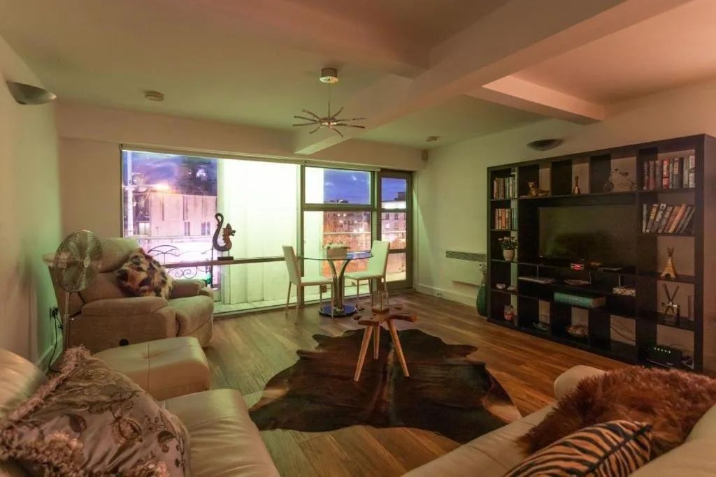 Living room in Live in Leeds Millenium Square Apartment