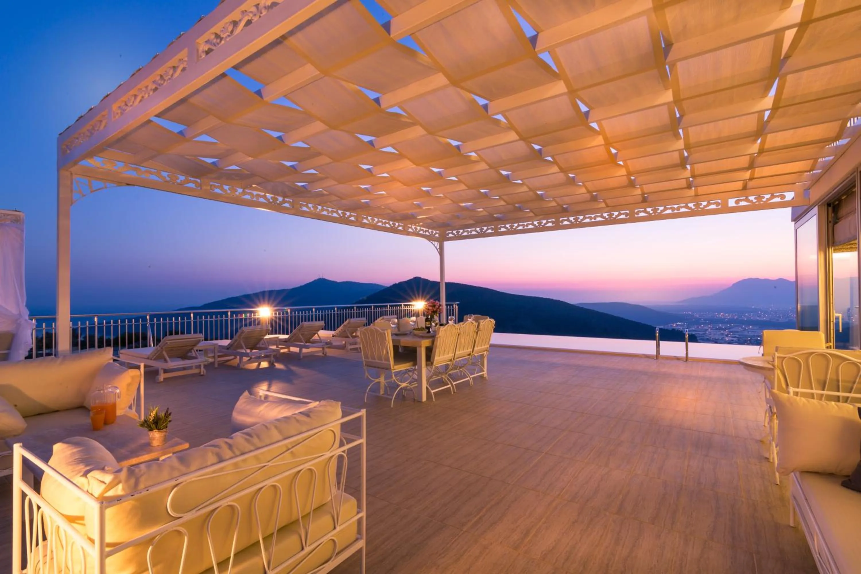 Balcony/Terrace in Infinity Villa Kalkan
