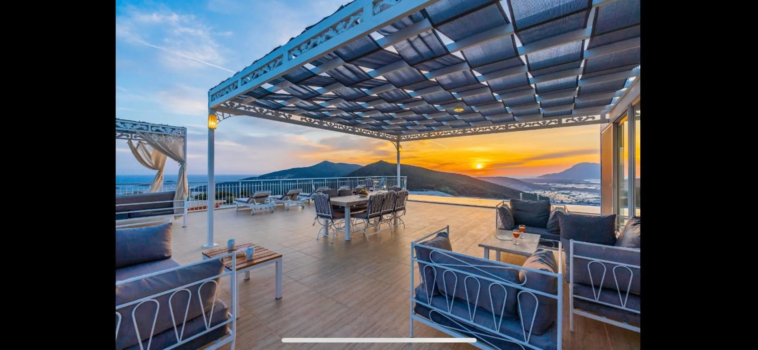 Balcony/Terrace in Infinity Villa Kalkan