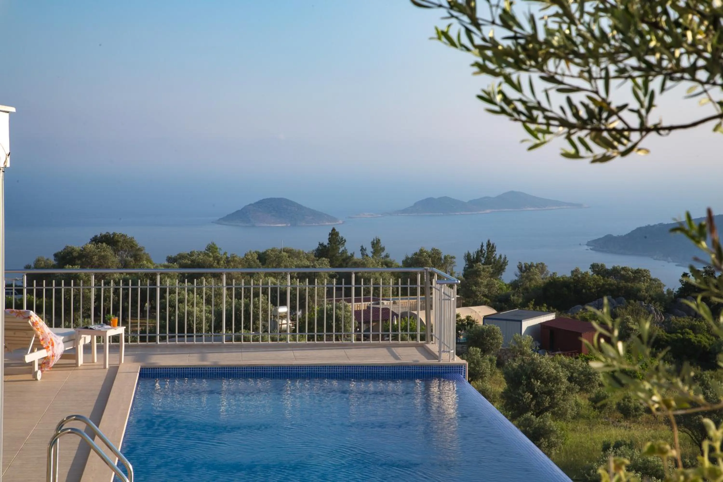 Pool view in Infinity Villa Kalkan