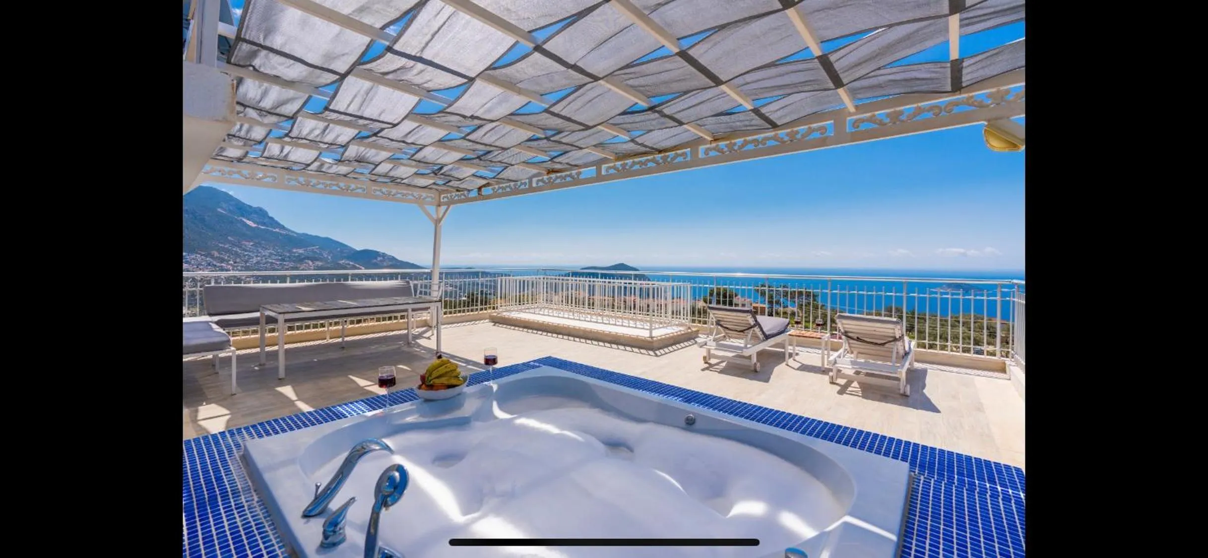 Balcony/Terrace in Infinity Villa Kalkan