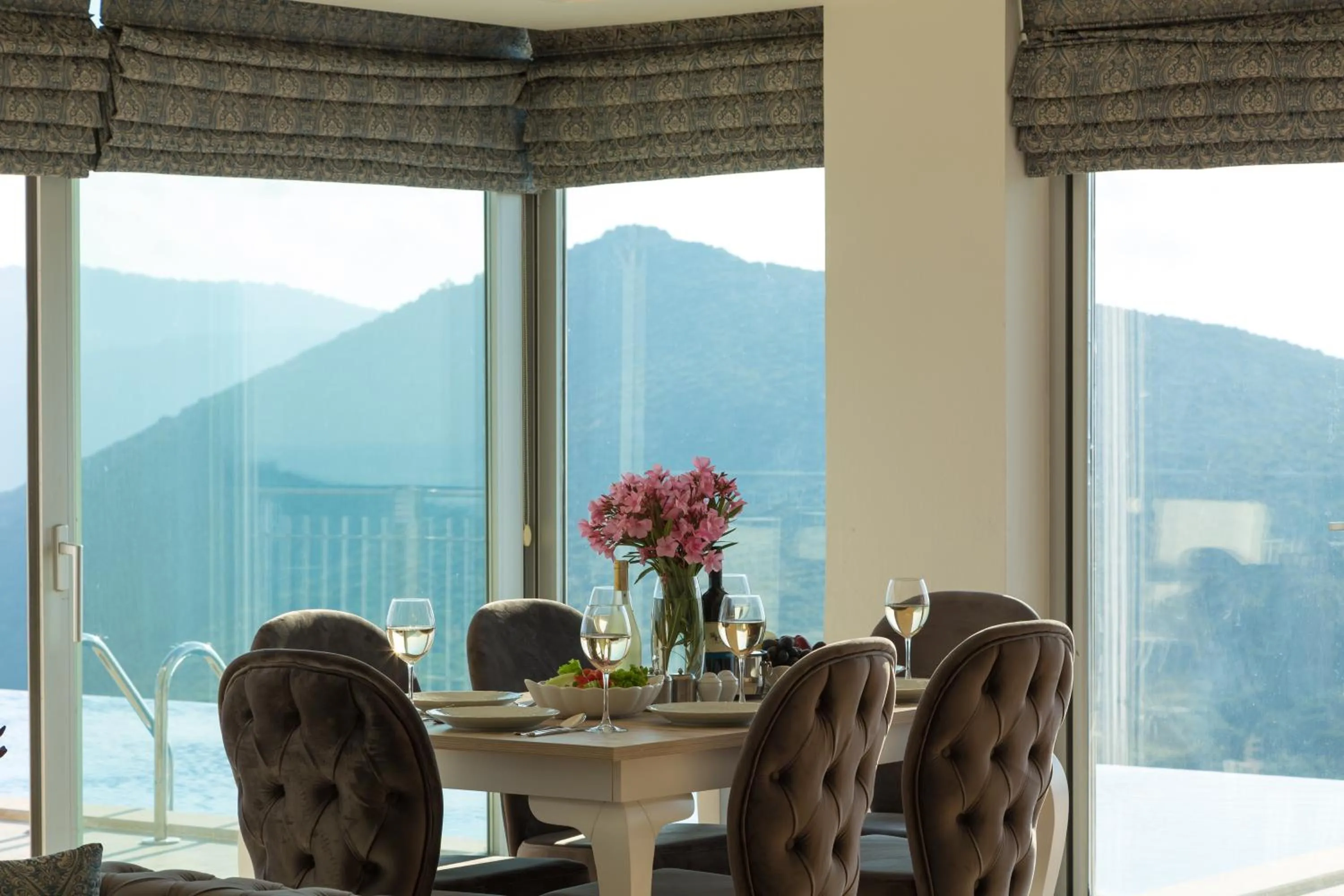 Communal lounge/ TV room in Infinity Villa Kalkan