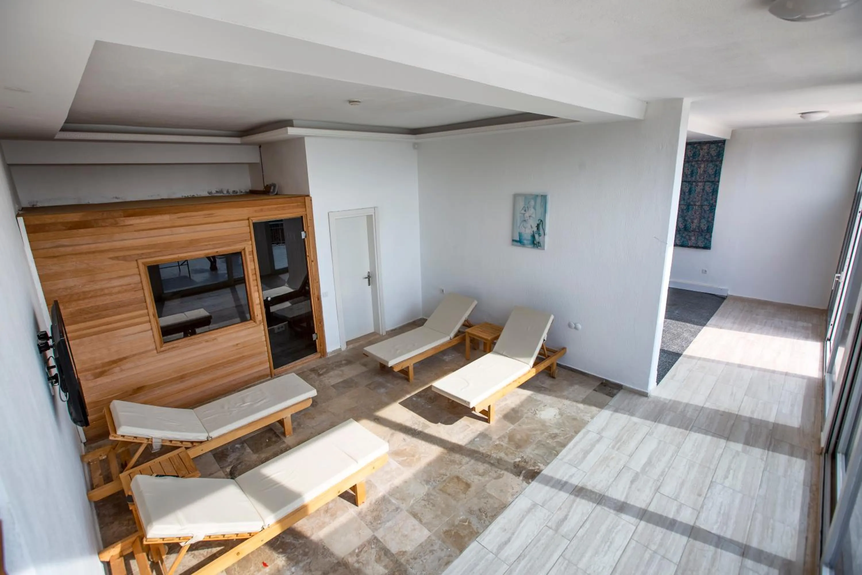 Sauna in Infinity Villa Kalkan