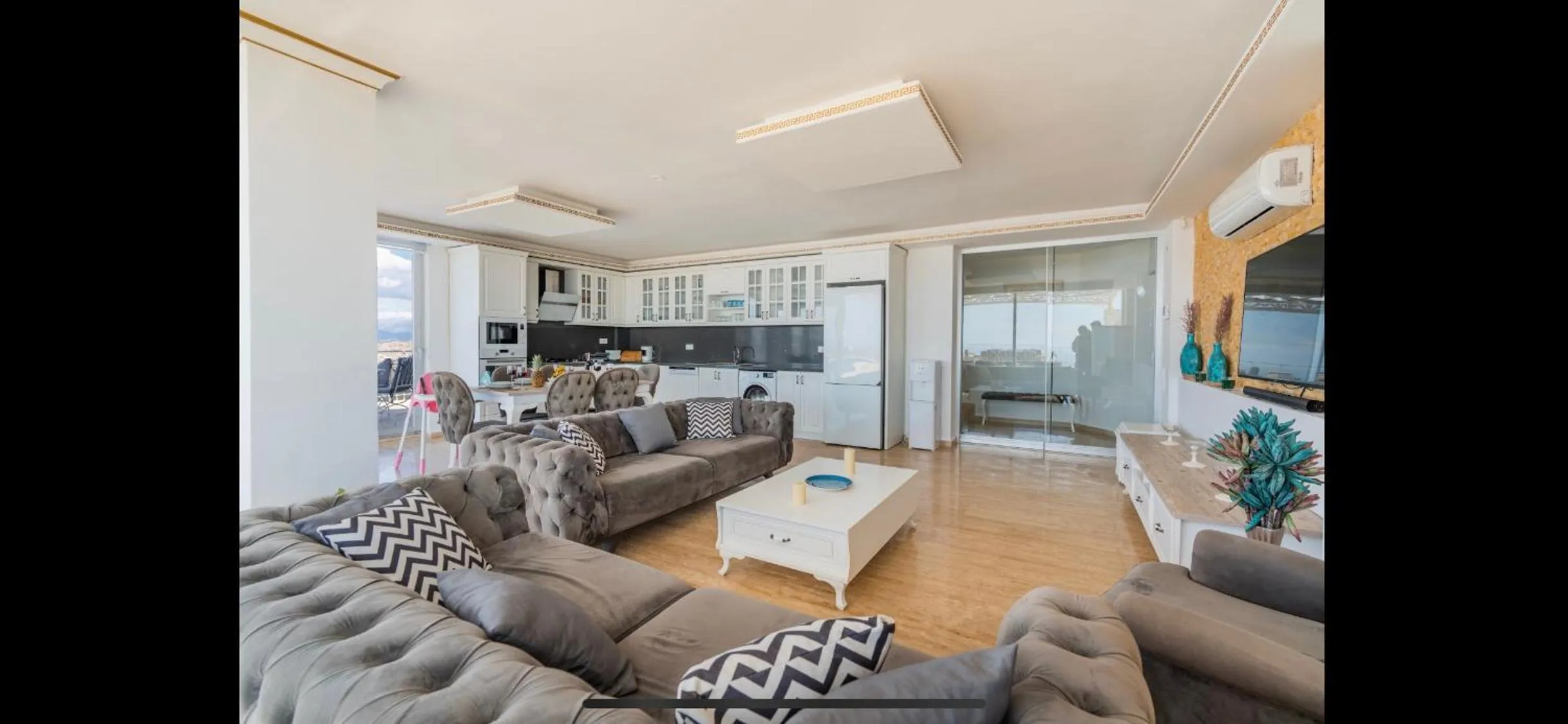 Kitchen or kitchenette in Infinity Villa Kalkan