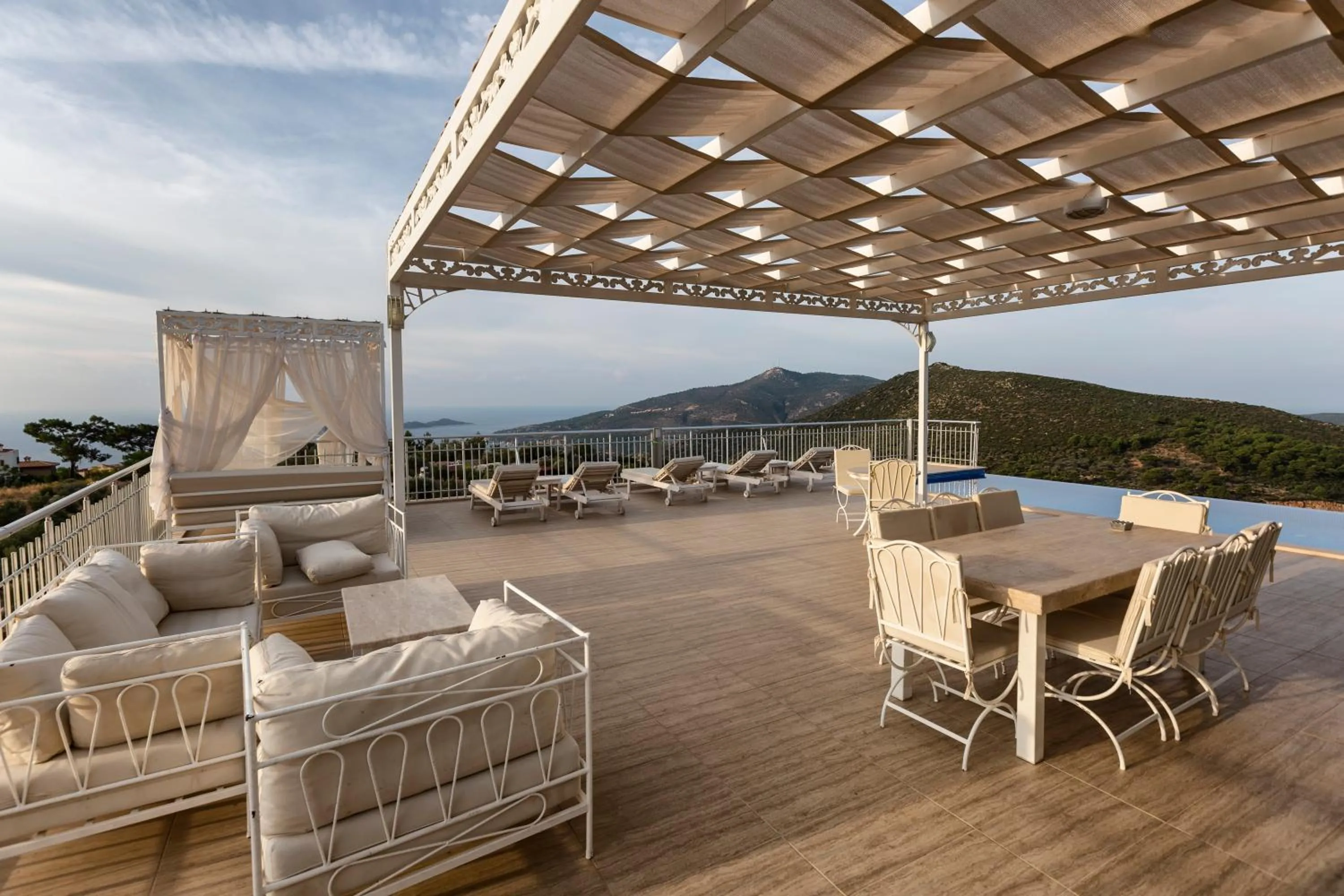 Patio in Infinity Villa Kalkan