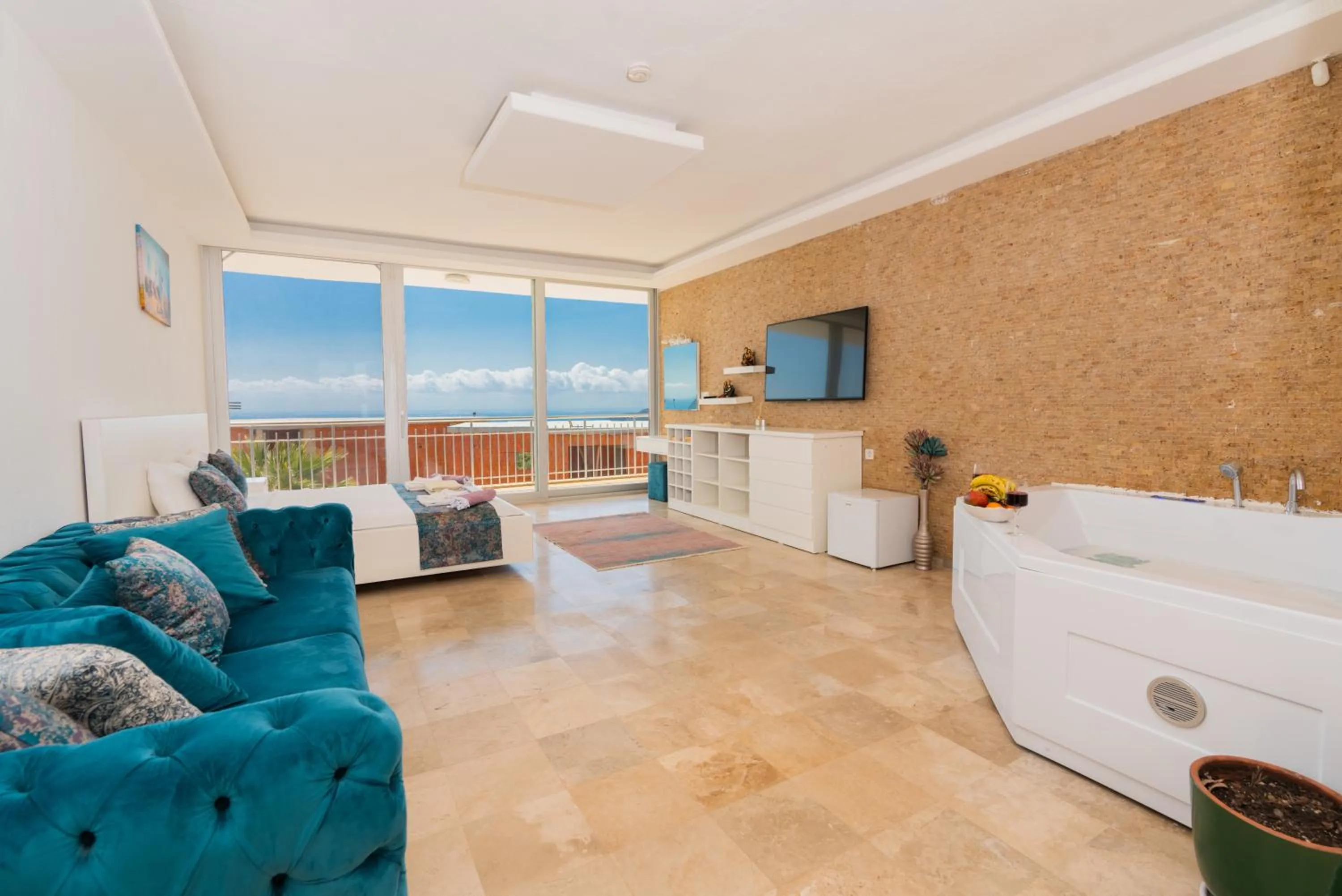 Bedroom in Infinity Villa Kalkan