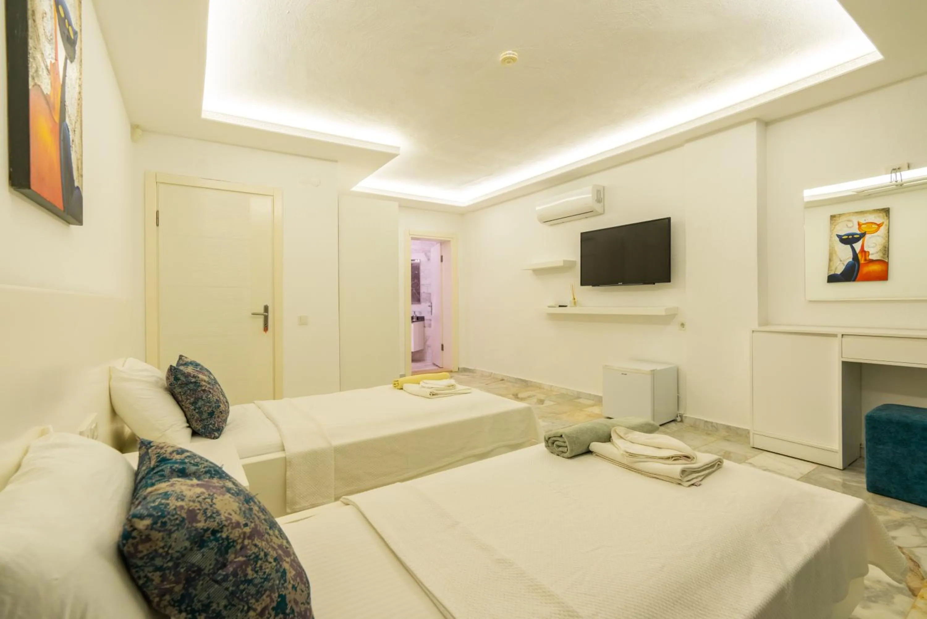 Bed in Infinity Villa Kalkan