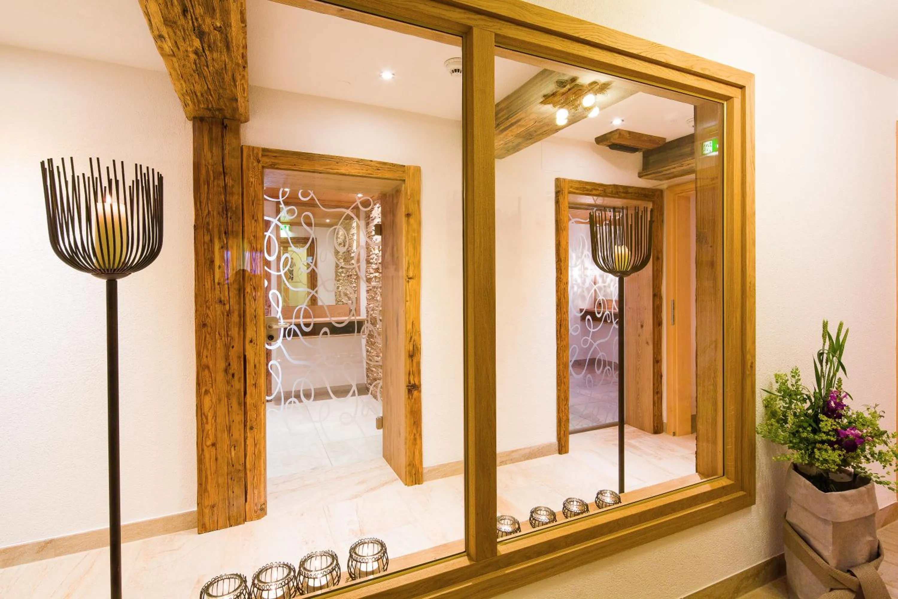 Decorative detail in Haller's Geniesserhotel