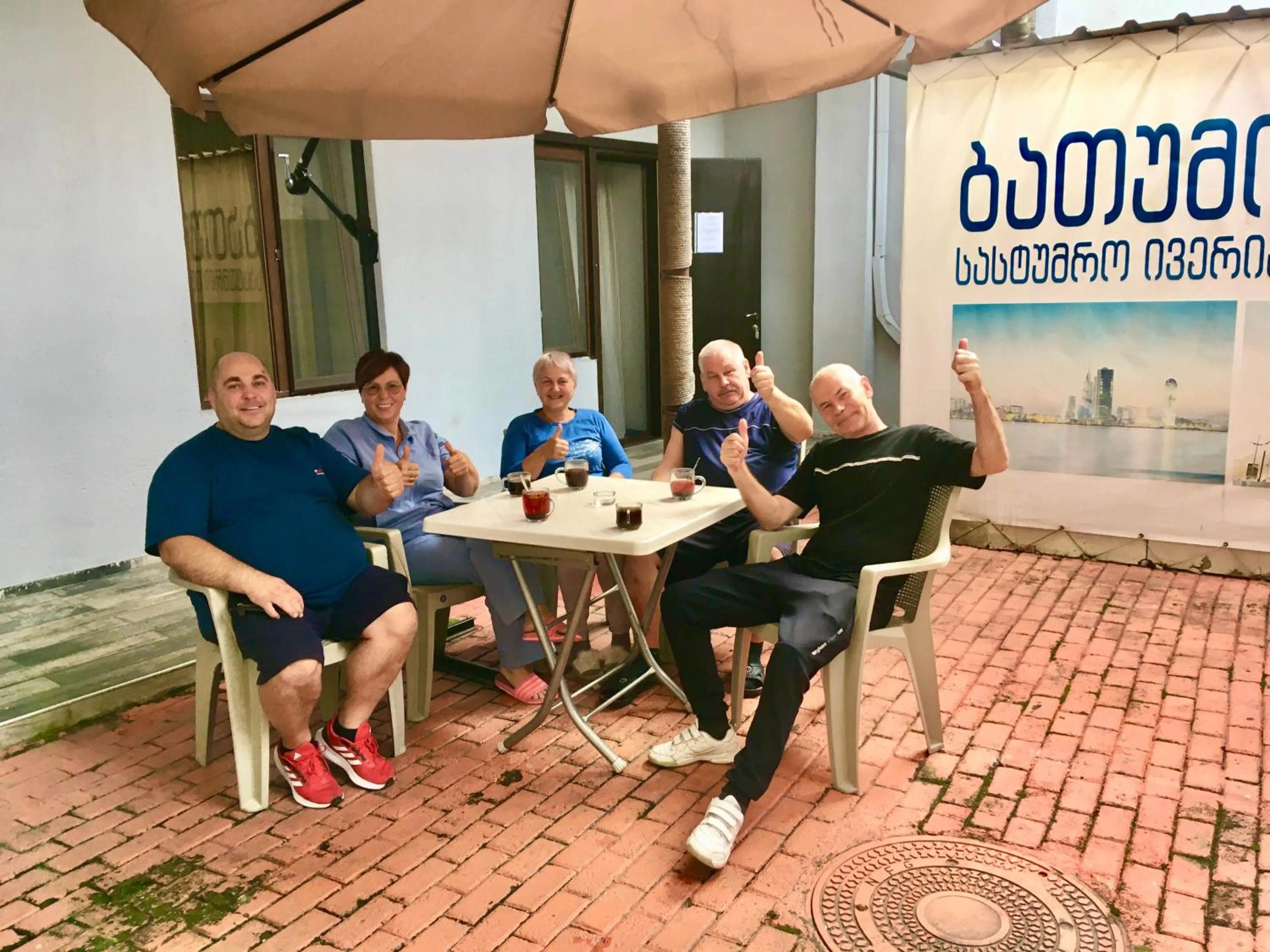 group of guests in Iveria