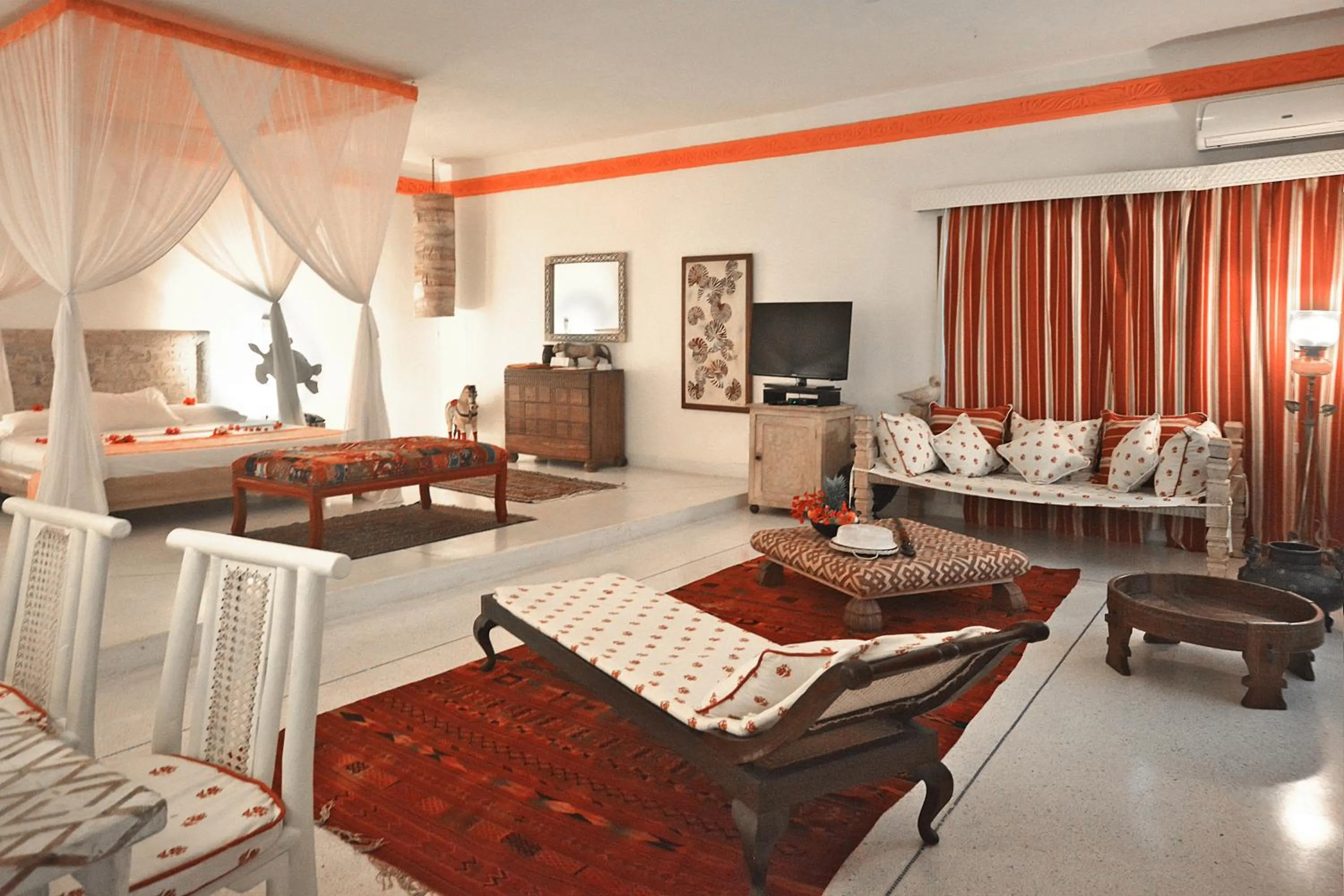 Bed in Kilili Baharini Resort & Spa