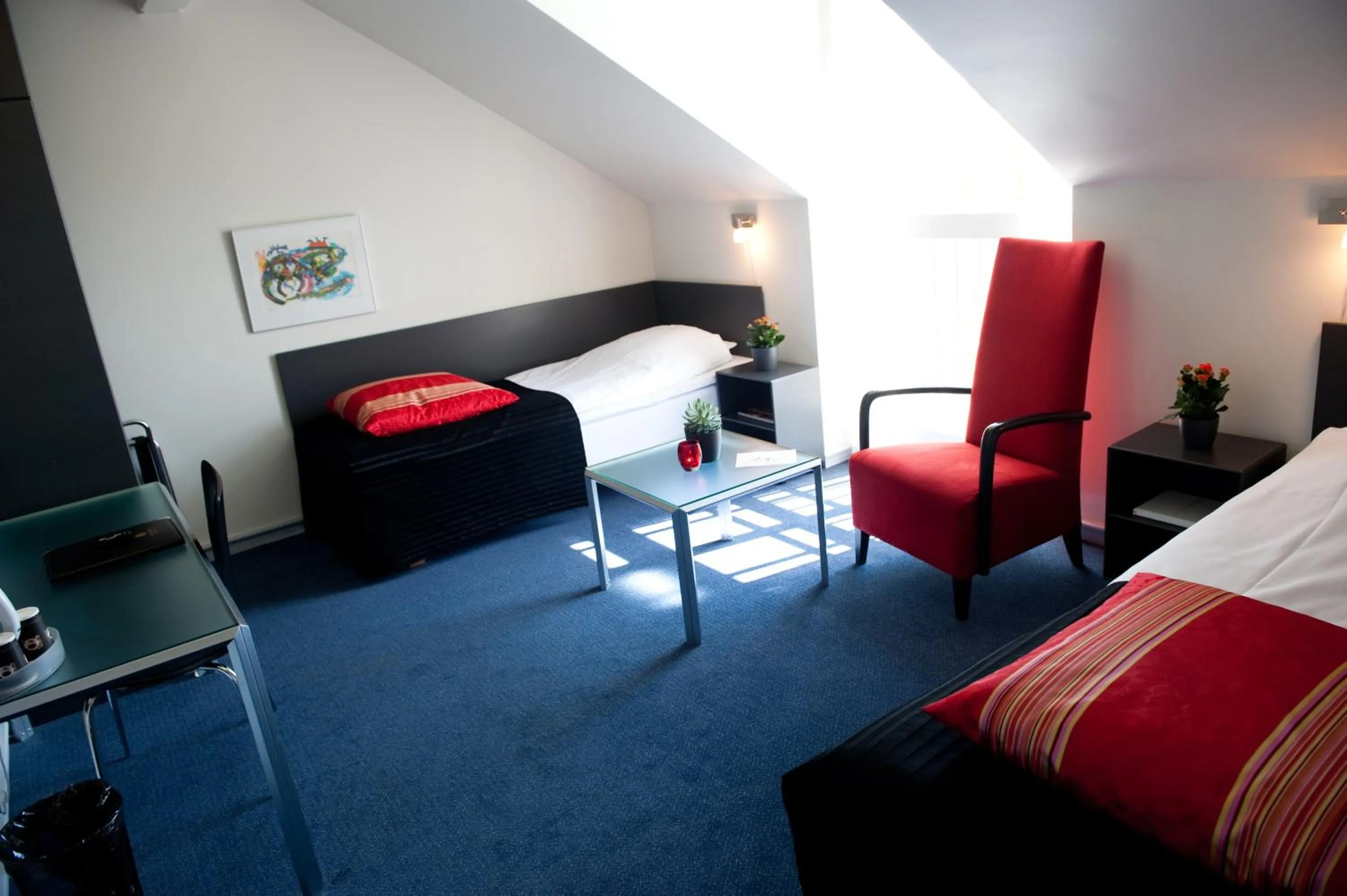 Bed in Vejlsøhus Hotel and Conference Center