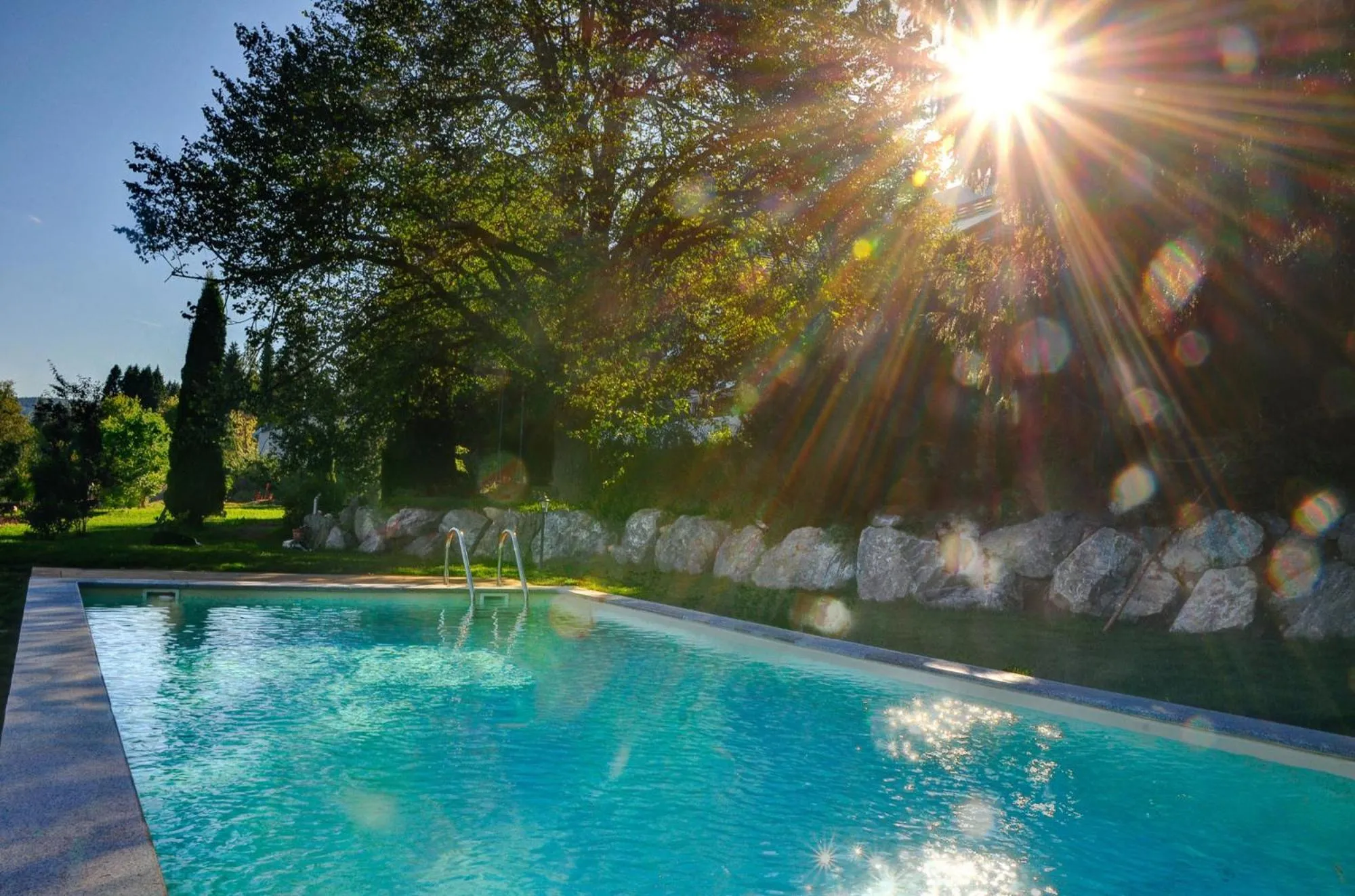 Swimming pool in Feriendomizil Schwarzwald