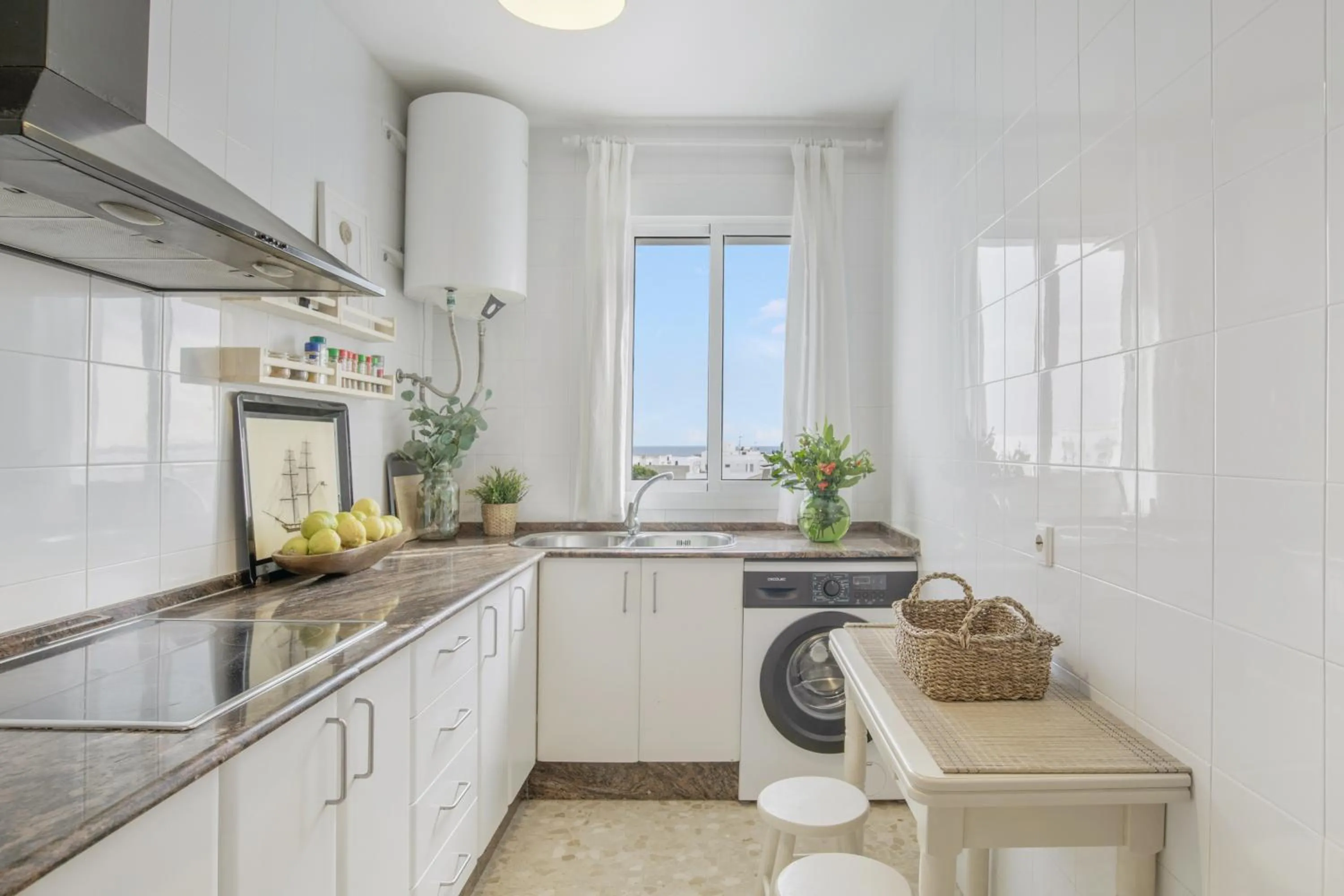 Kitchen or kitchenette in Piso amplio y luminoso en Conil