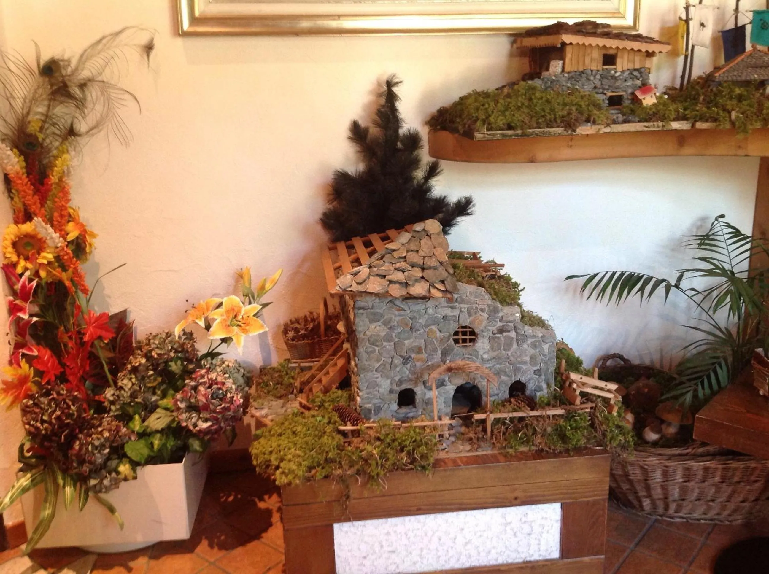 Decorative detail in Hotel Villa Rina