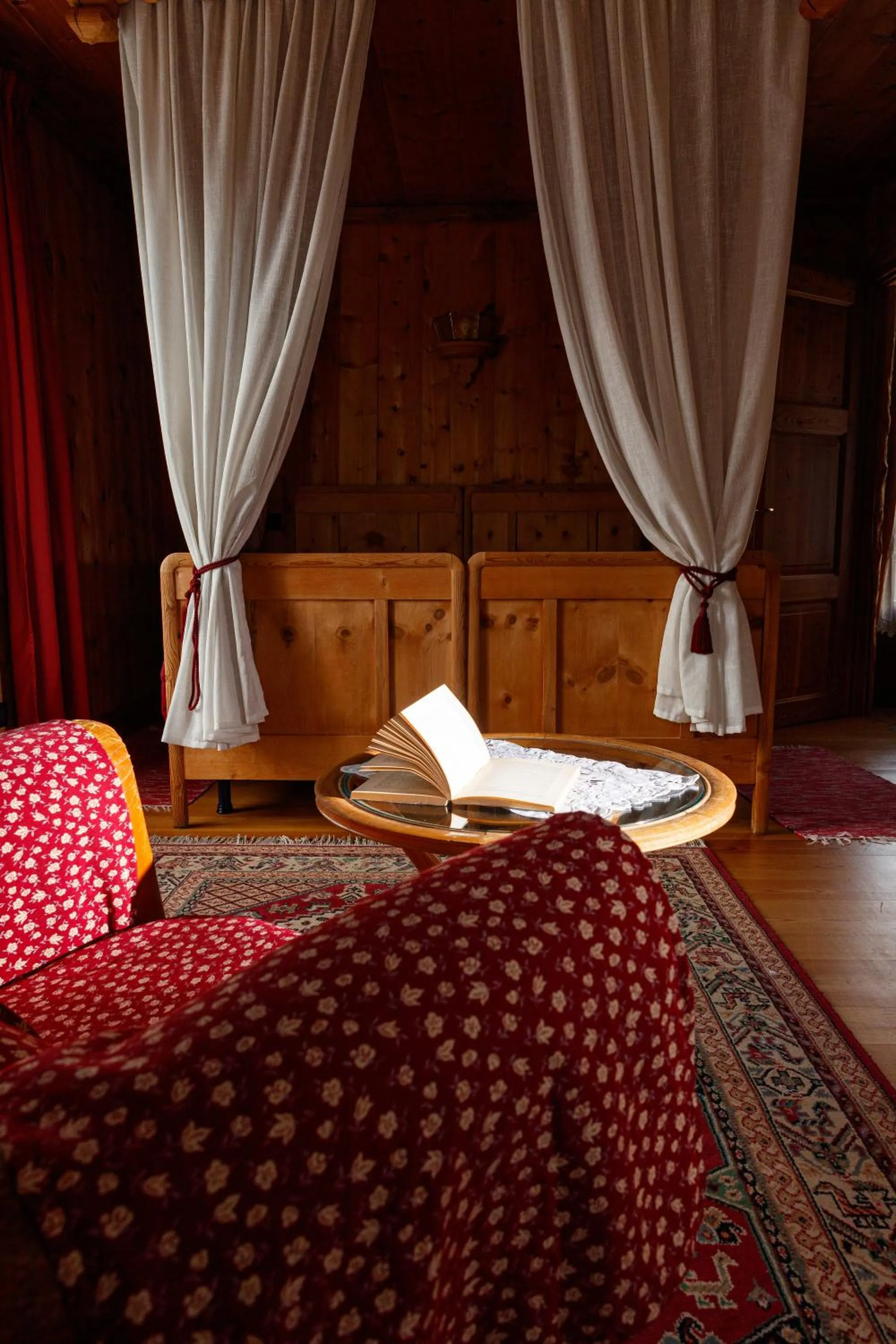 Bed in Hotel Villa Rina