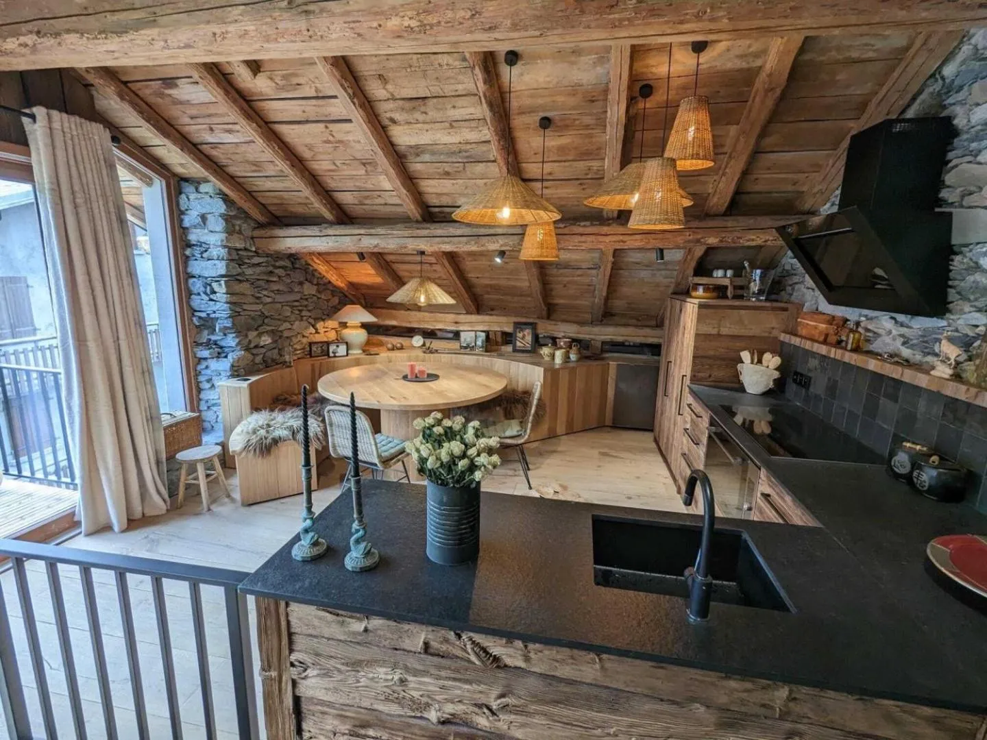 Kitchen or kitchenette in Lodji Hotel & spa