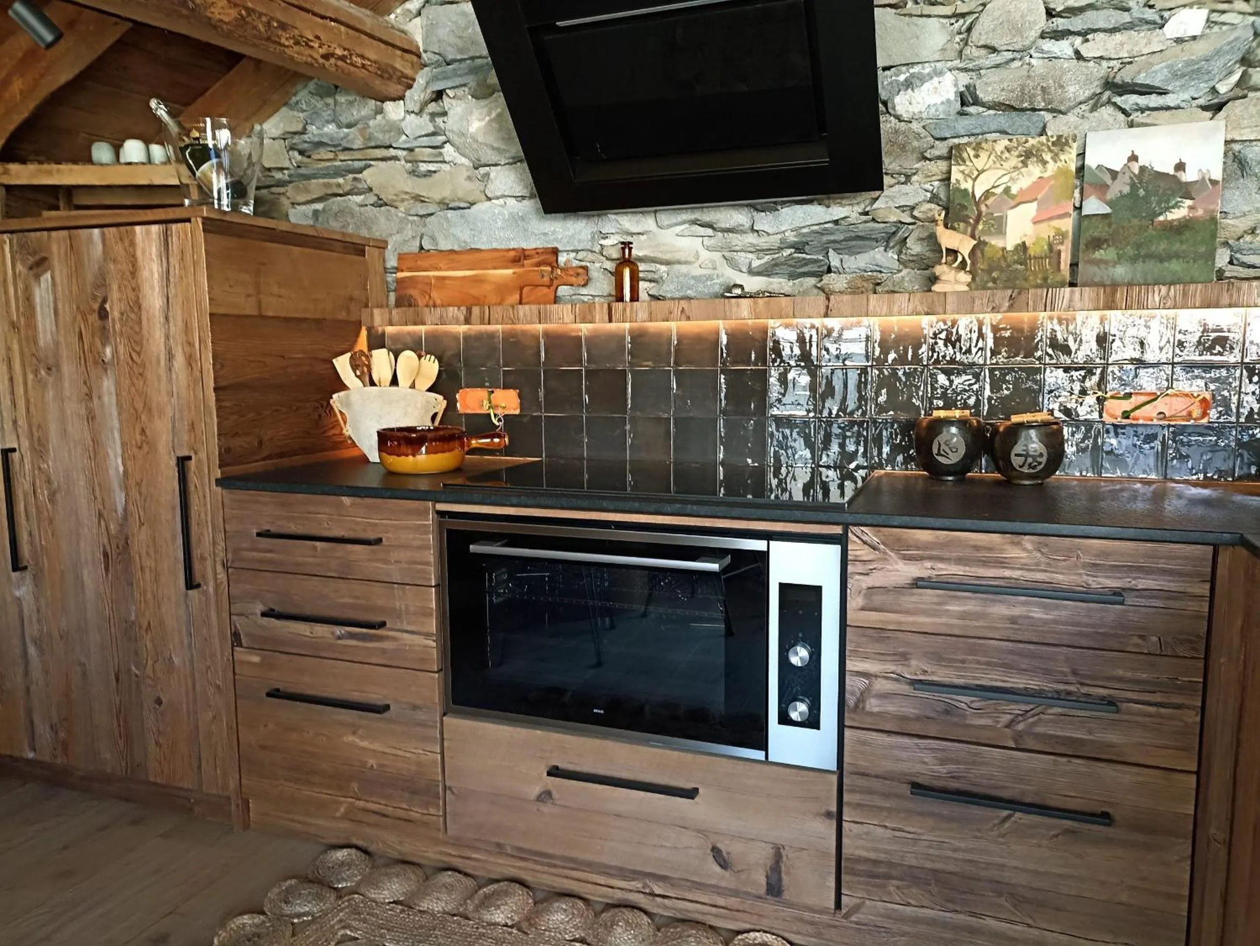 Kitchen or kitchenette in Lodji Hotel & spa