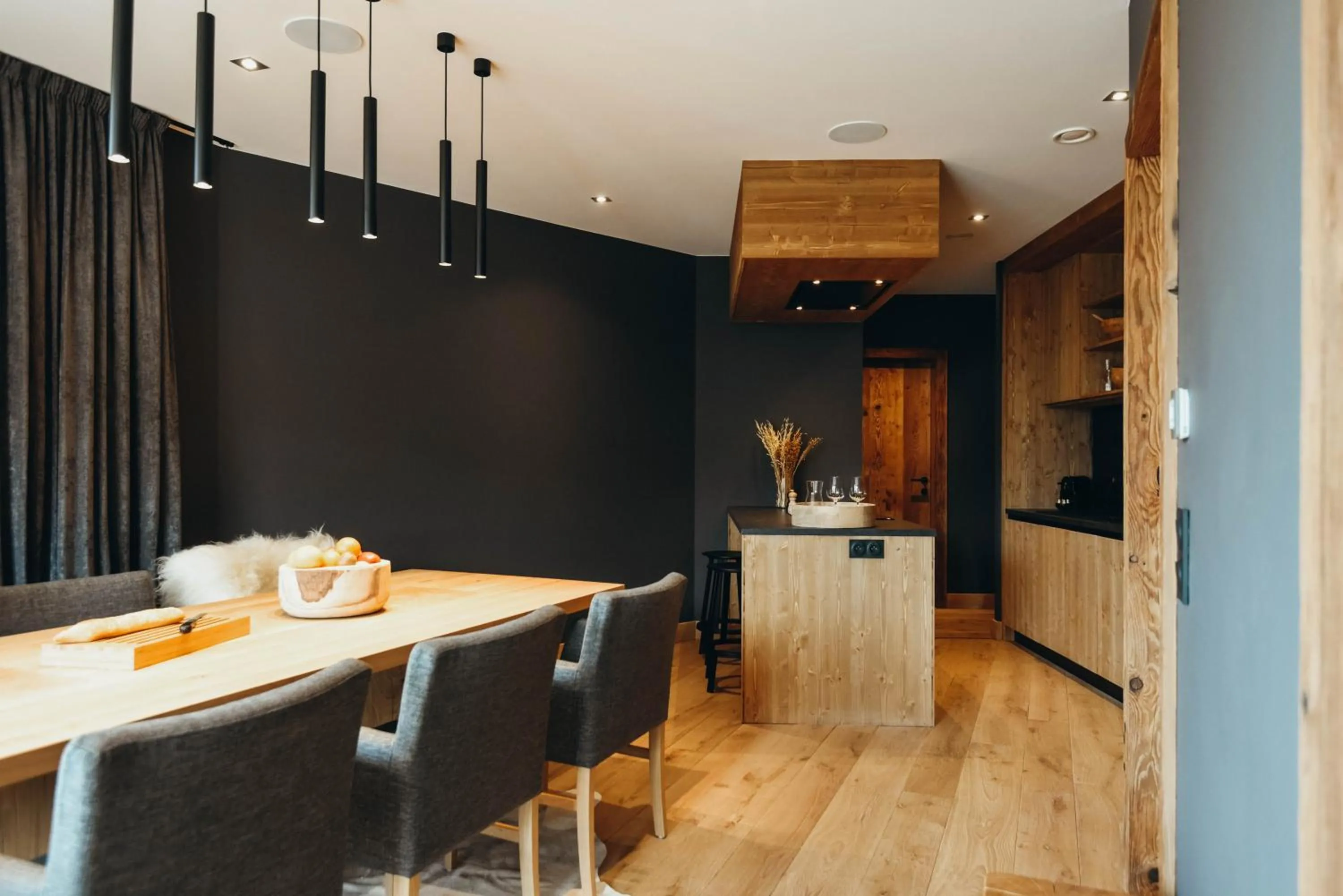 Kitchen or kitchenette in Lodji Hotel & spa