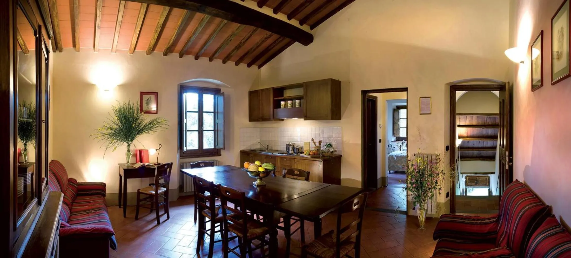 Kitchen or kitchenette in Palagina la cascina