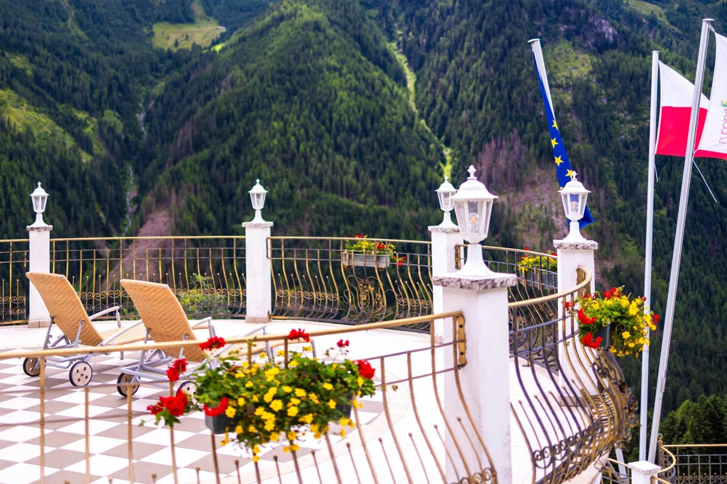 Balcony/Terrace in Das Land-Palais - Your lovely Mountain Hideaway