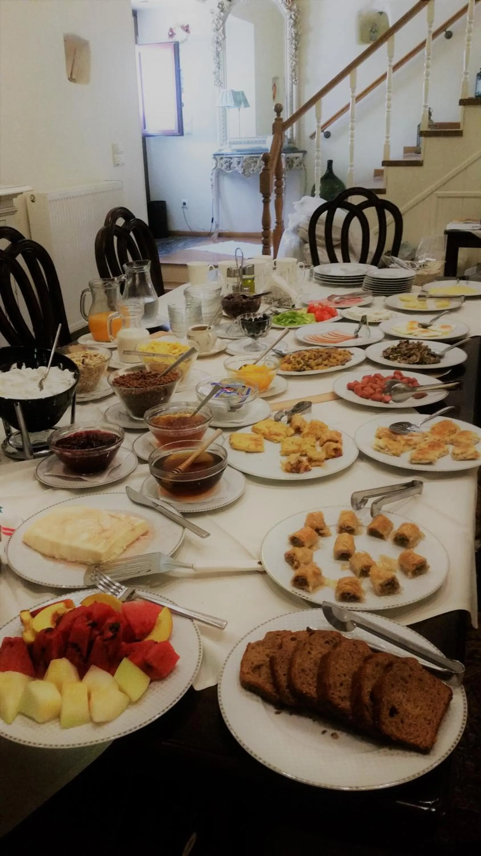 Breakfast in Archontiko Petras 1821