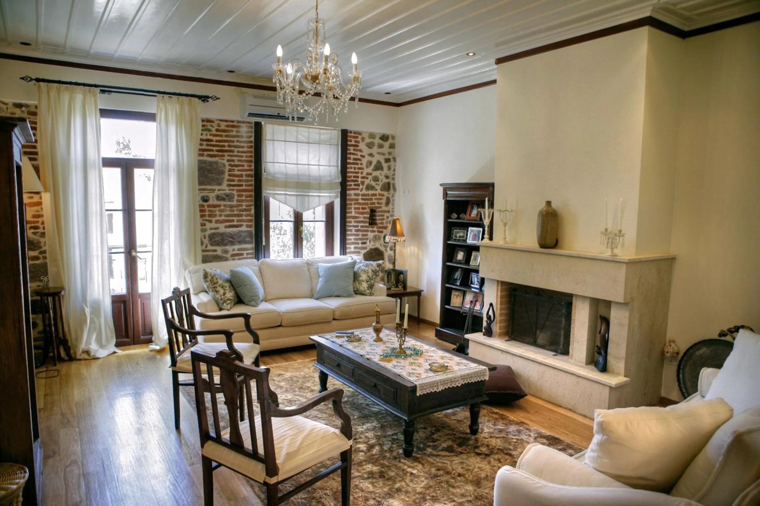 Seating area in Archontiko Petras 1821