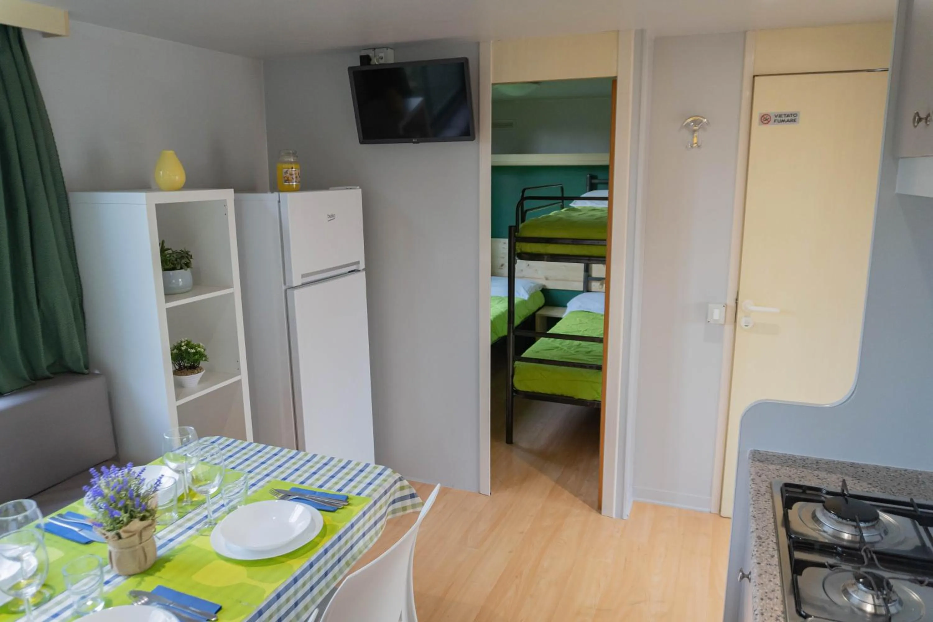 Bed in Sereno Camping Holiday