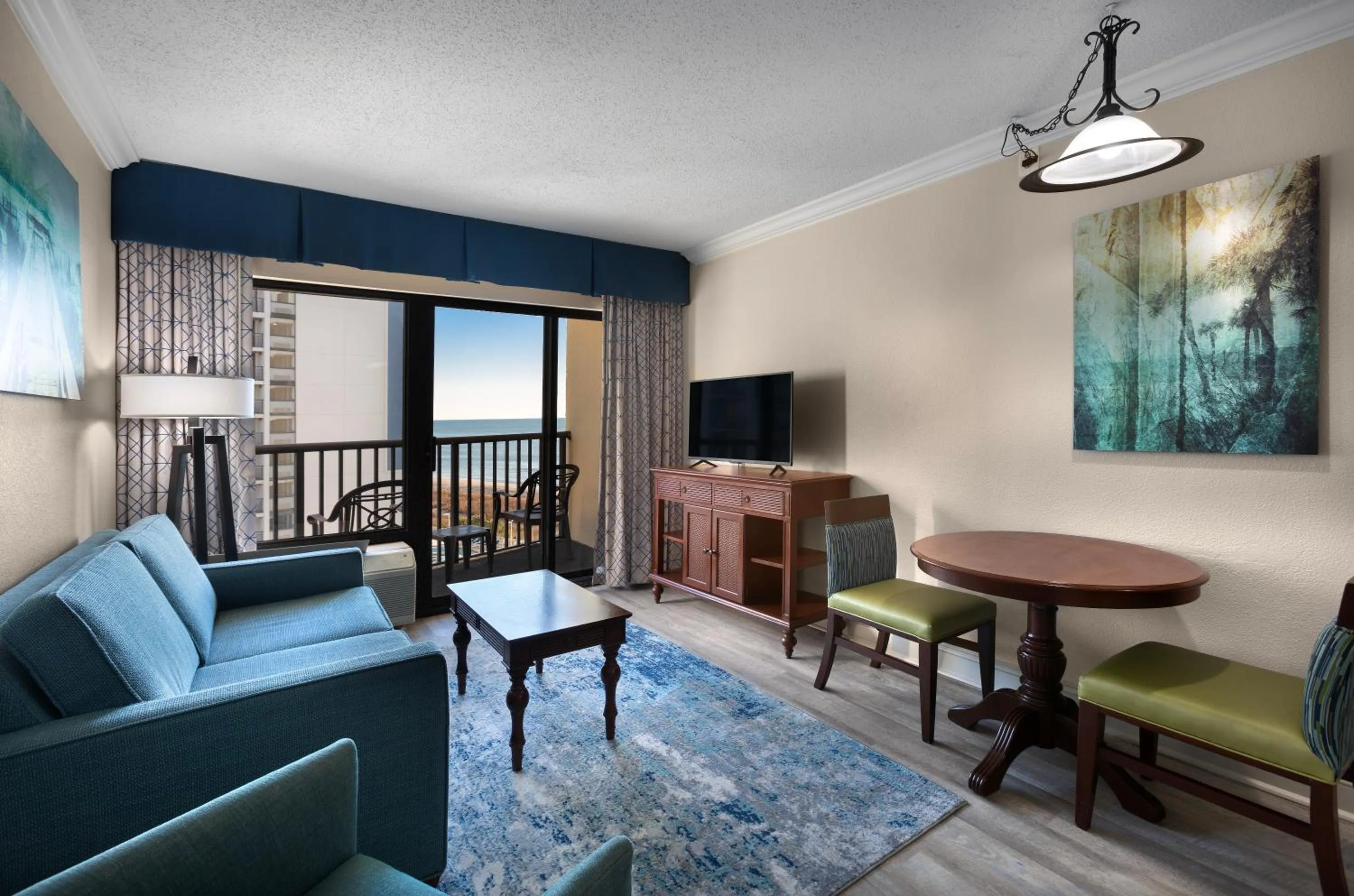 Living room in Sea Crest Oceanfront Resort