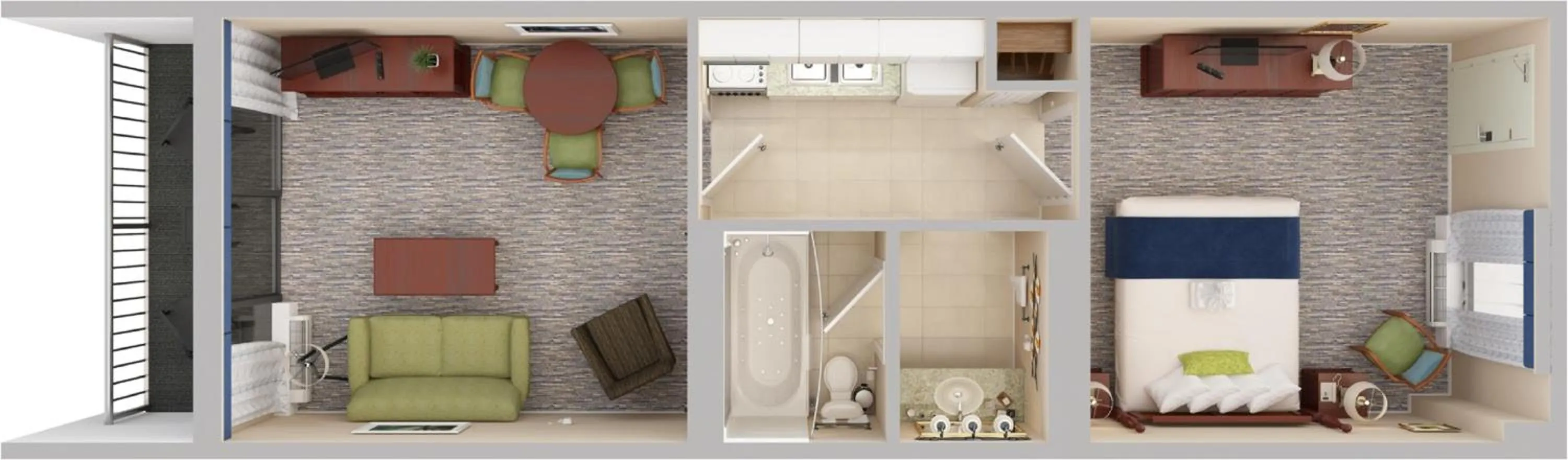 Photo of the whole room in Sea Crest Oceanfront Resort