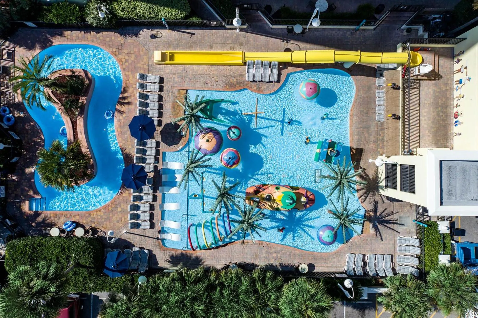 Aqua park in Sea Crest Oceanfront Resort