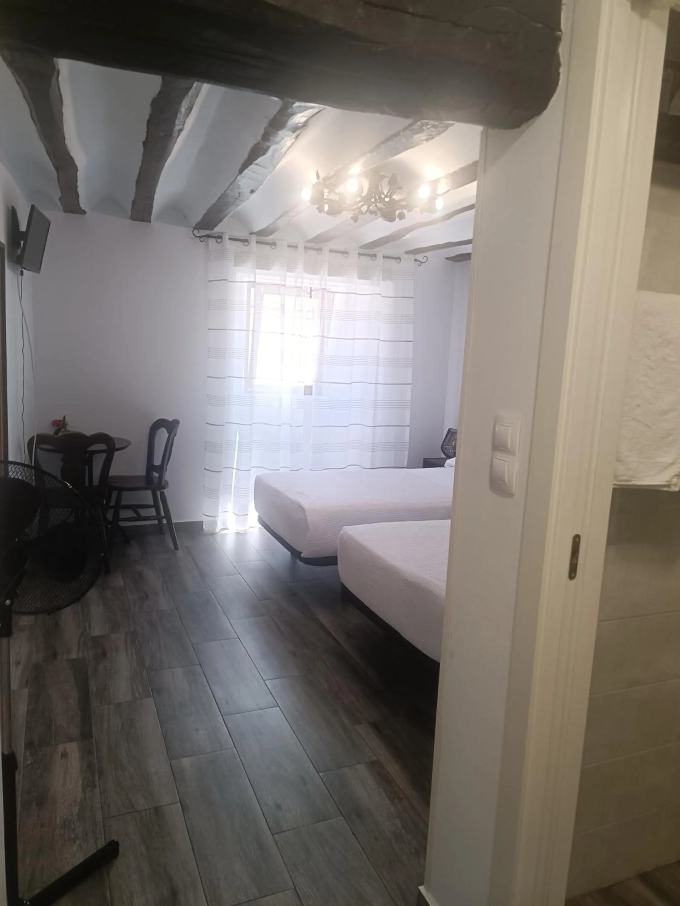 Bed in Hotel Rural Quintanapalla