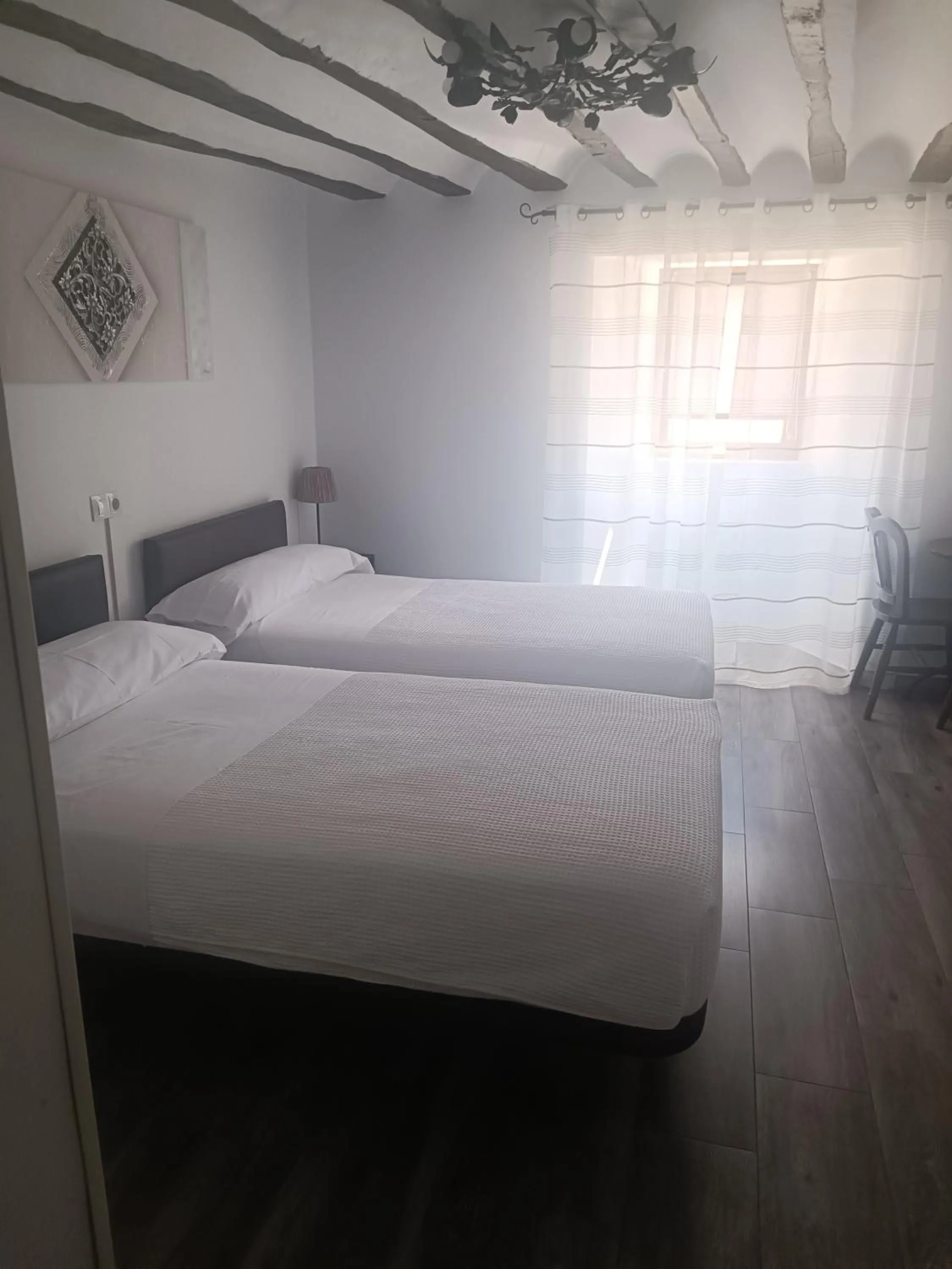 Bed in Hotel Rural Quintanapalla