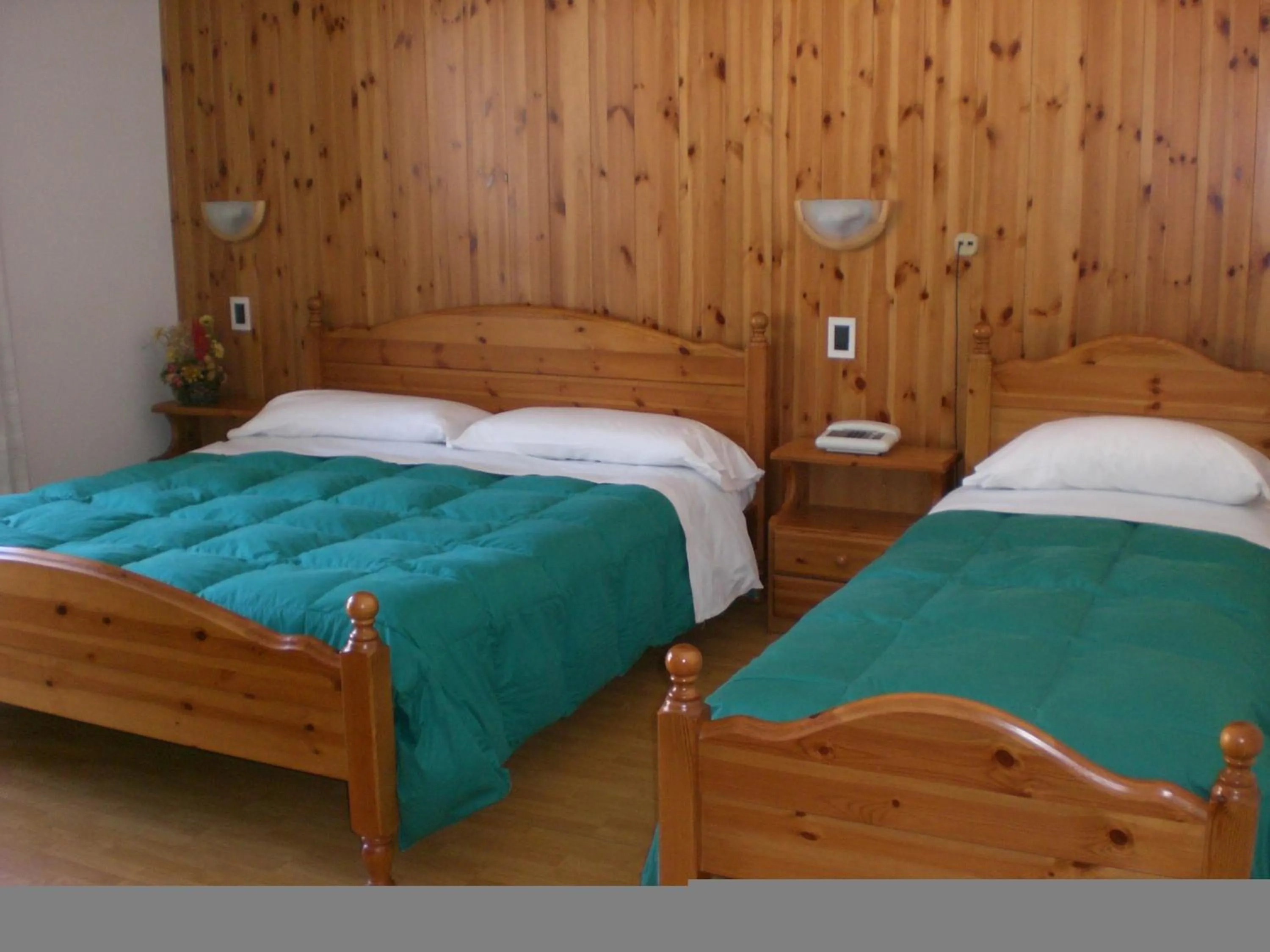 Bed in Hotel Villa Ines