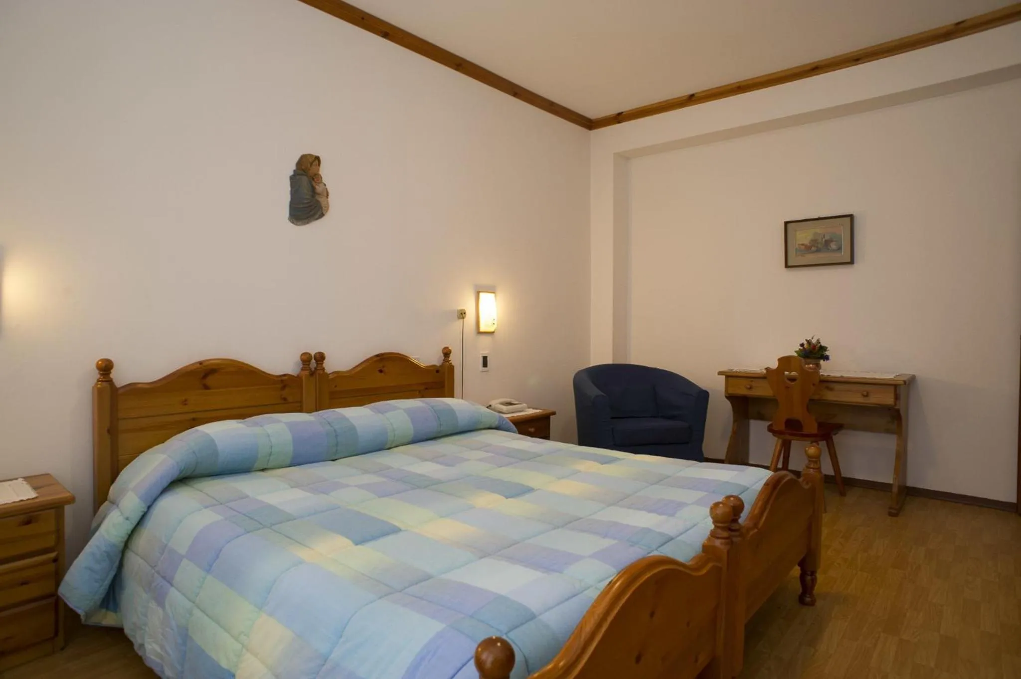 Bed in Hotel Villa Ines
