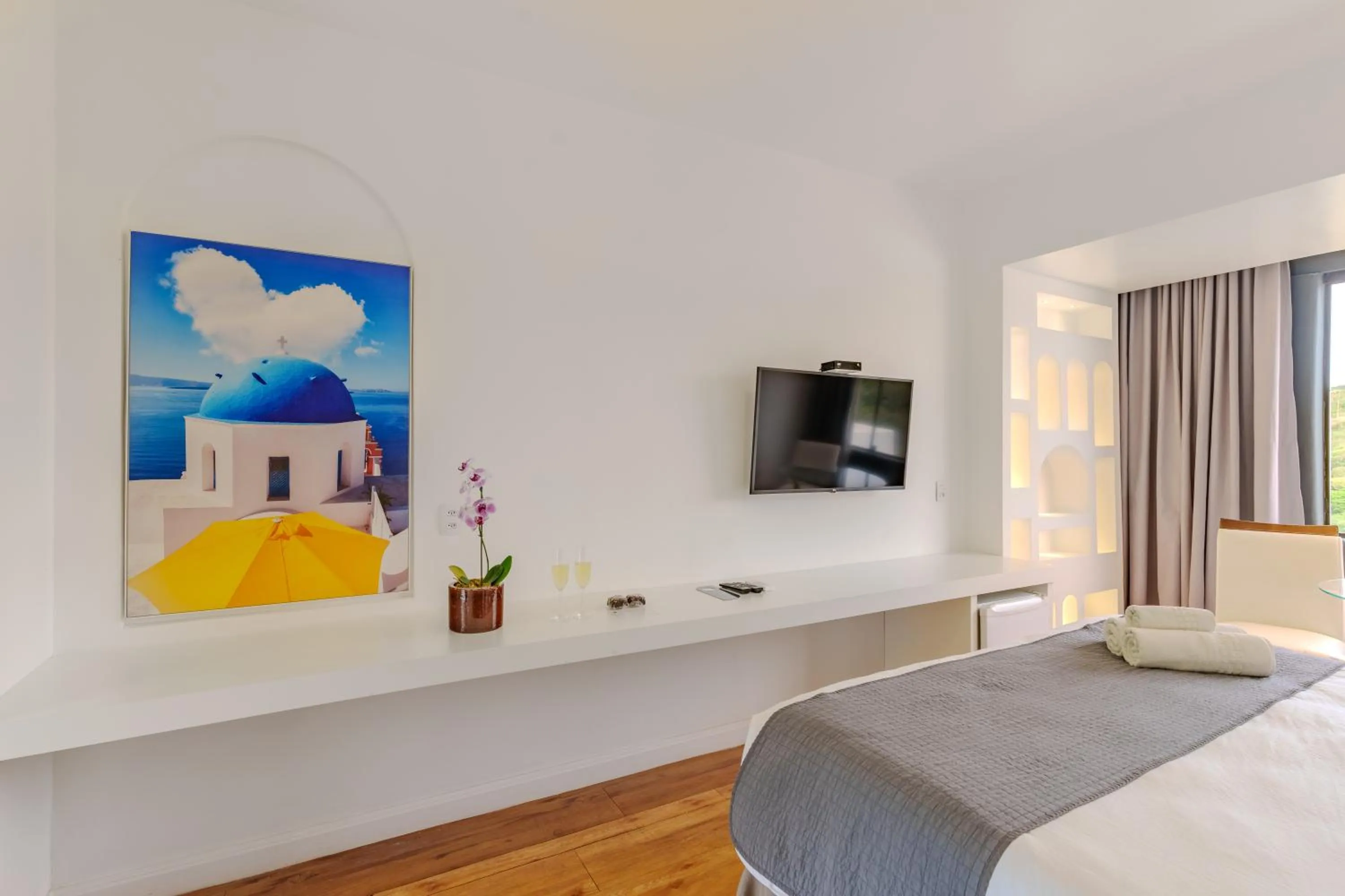 Decorative detail, Bed in Greco Hotel