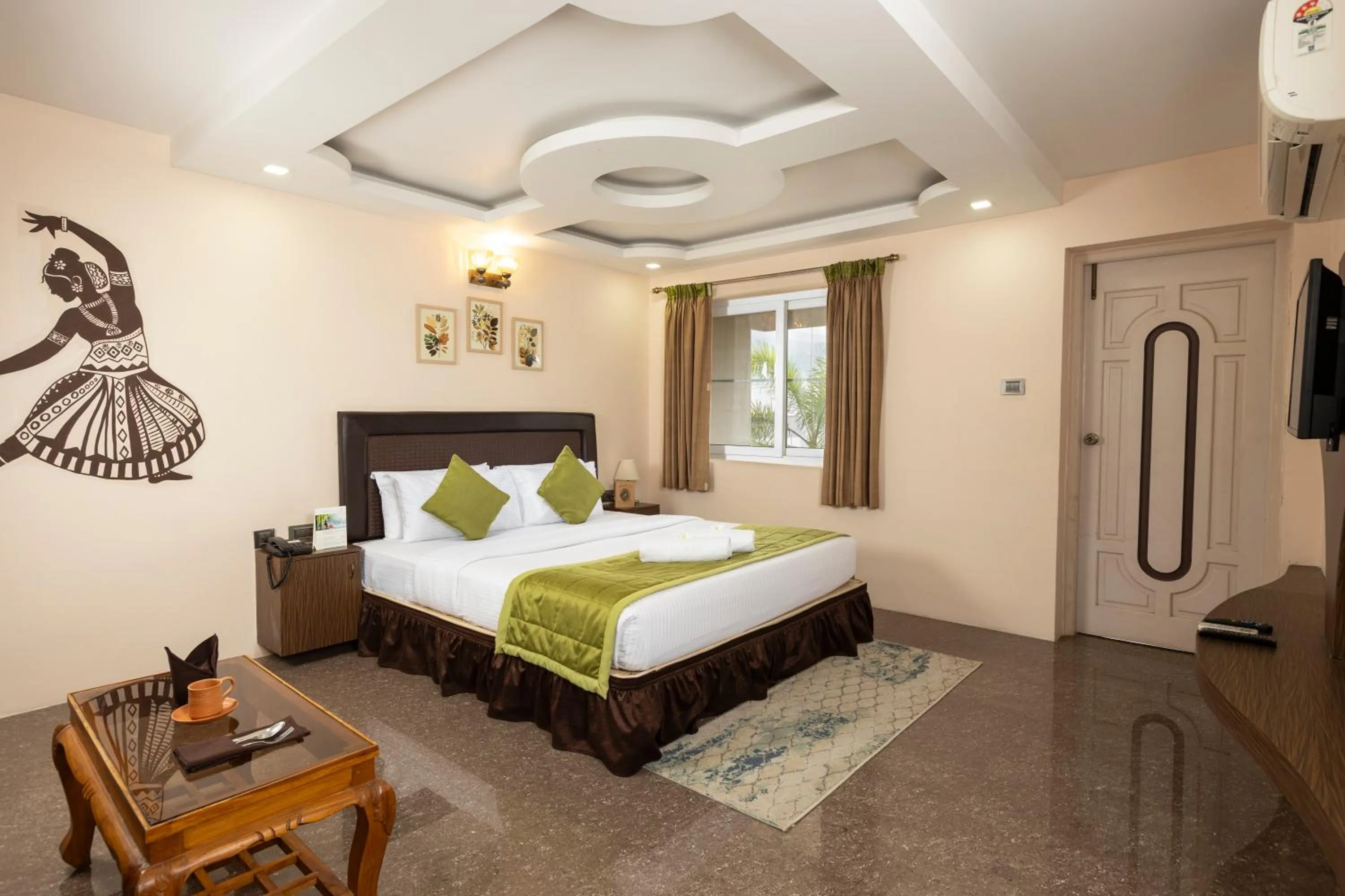 Bedroom, Bed in Athena Hotel