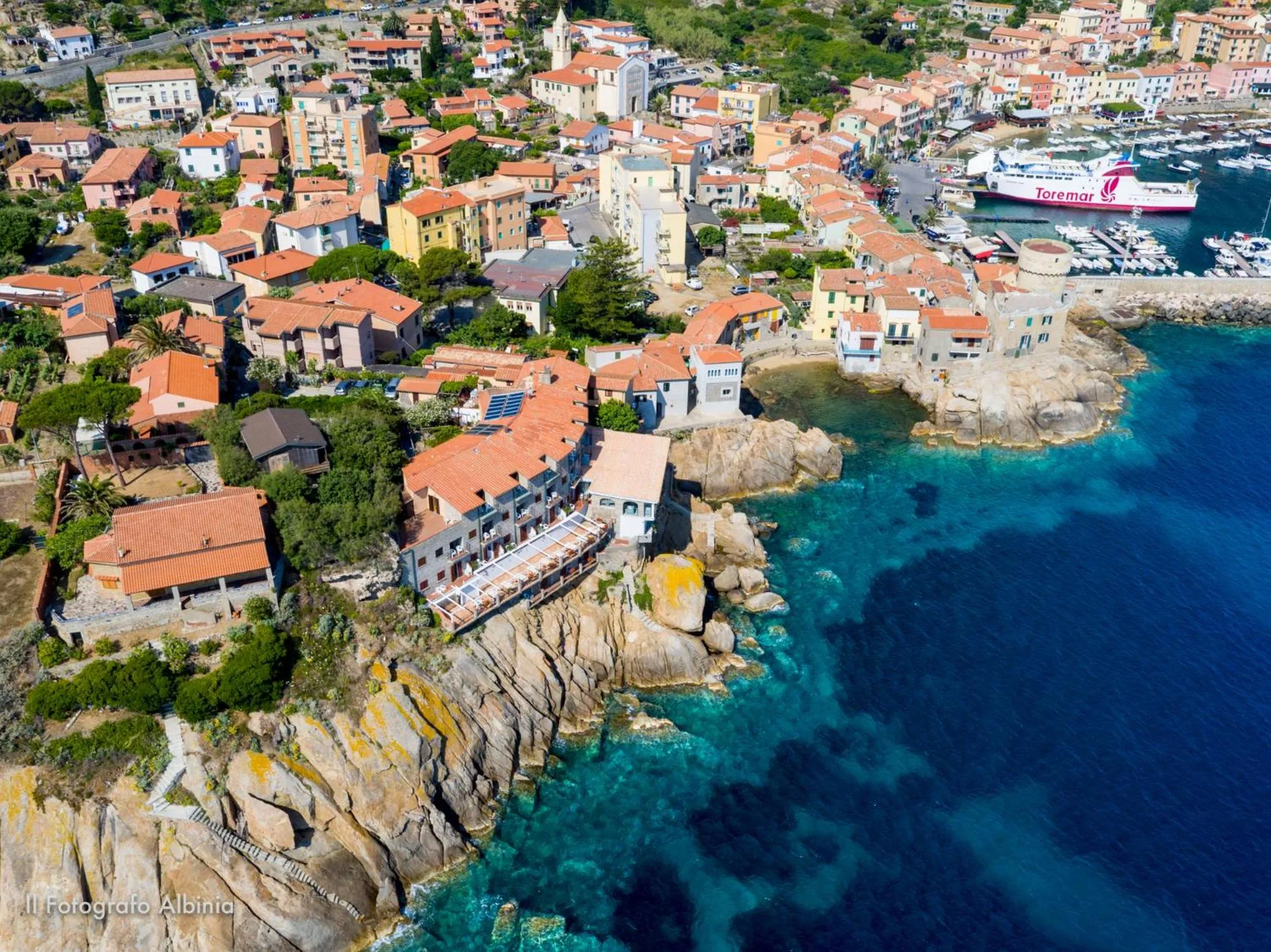 Bird's eye view in Hotel Saraceno