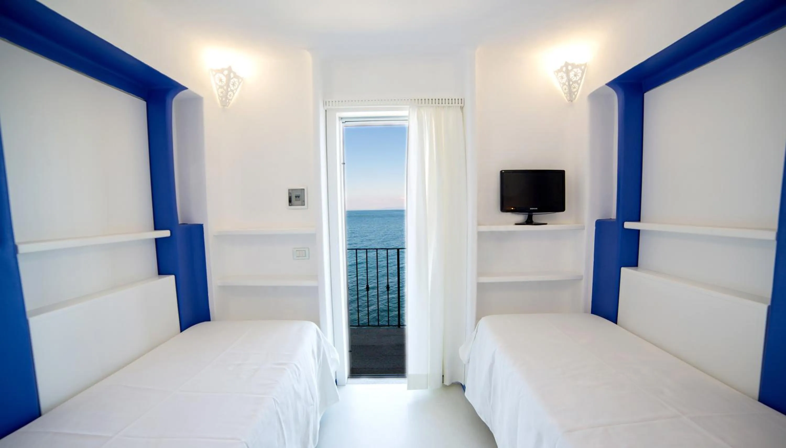 Bedroom, Bed in Hotel Saraceno