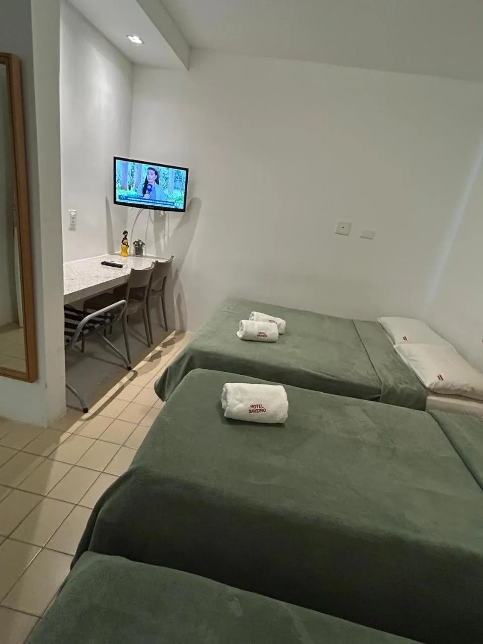 Bed in Hotel Saveiro