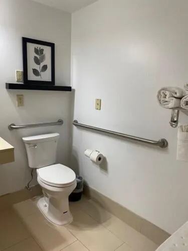 Bathroom in Country Inn & Suites by Radisson, Lawrenceville near Northside