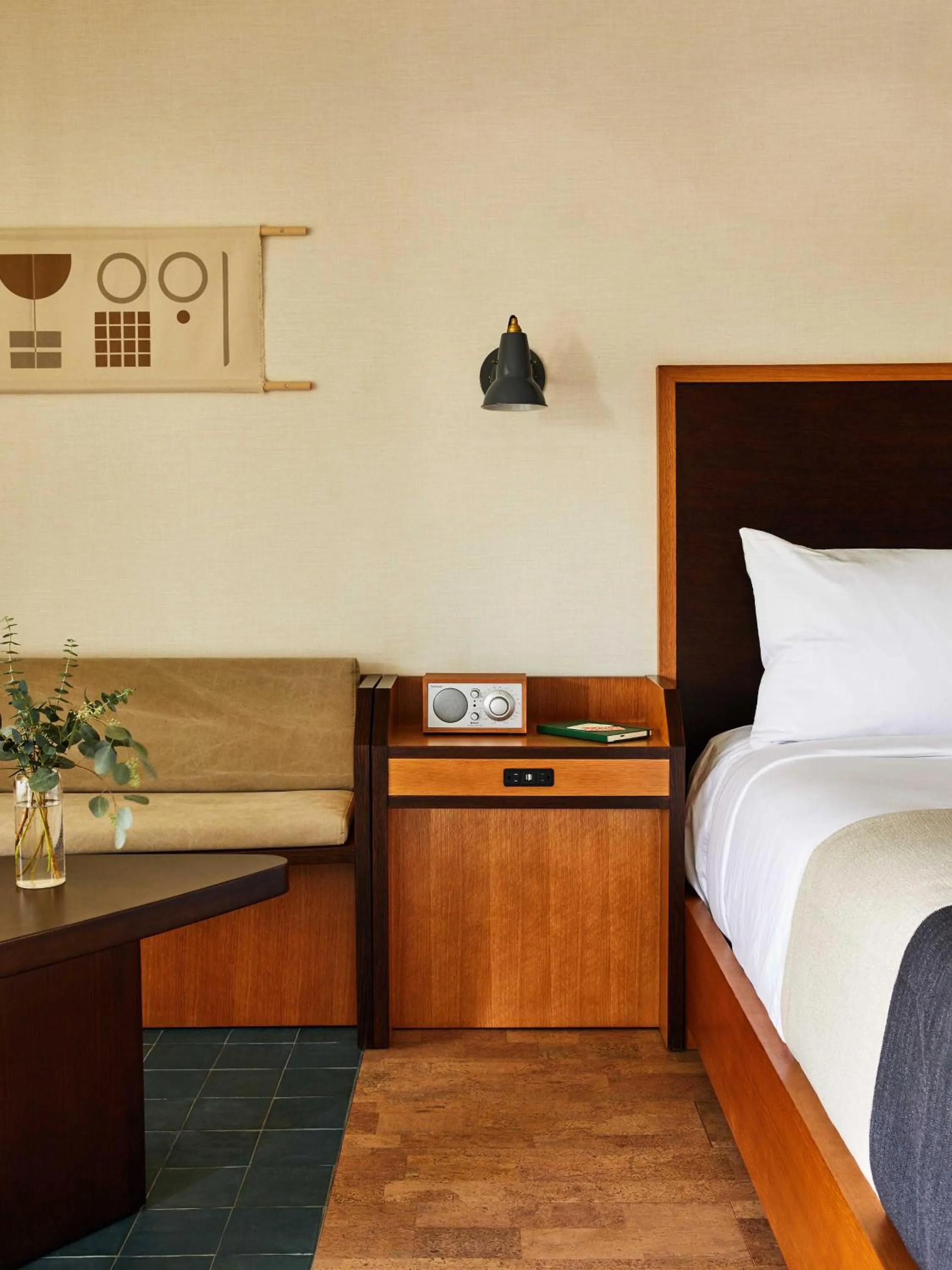 Bed in Trailborn Rocky Mountains