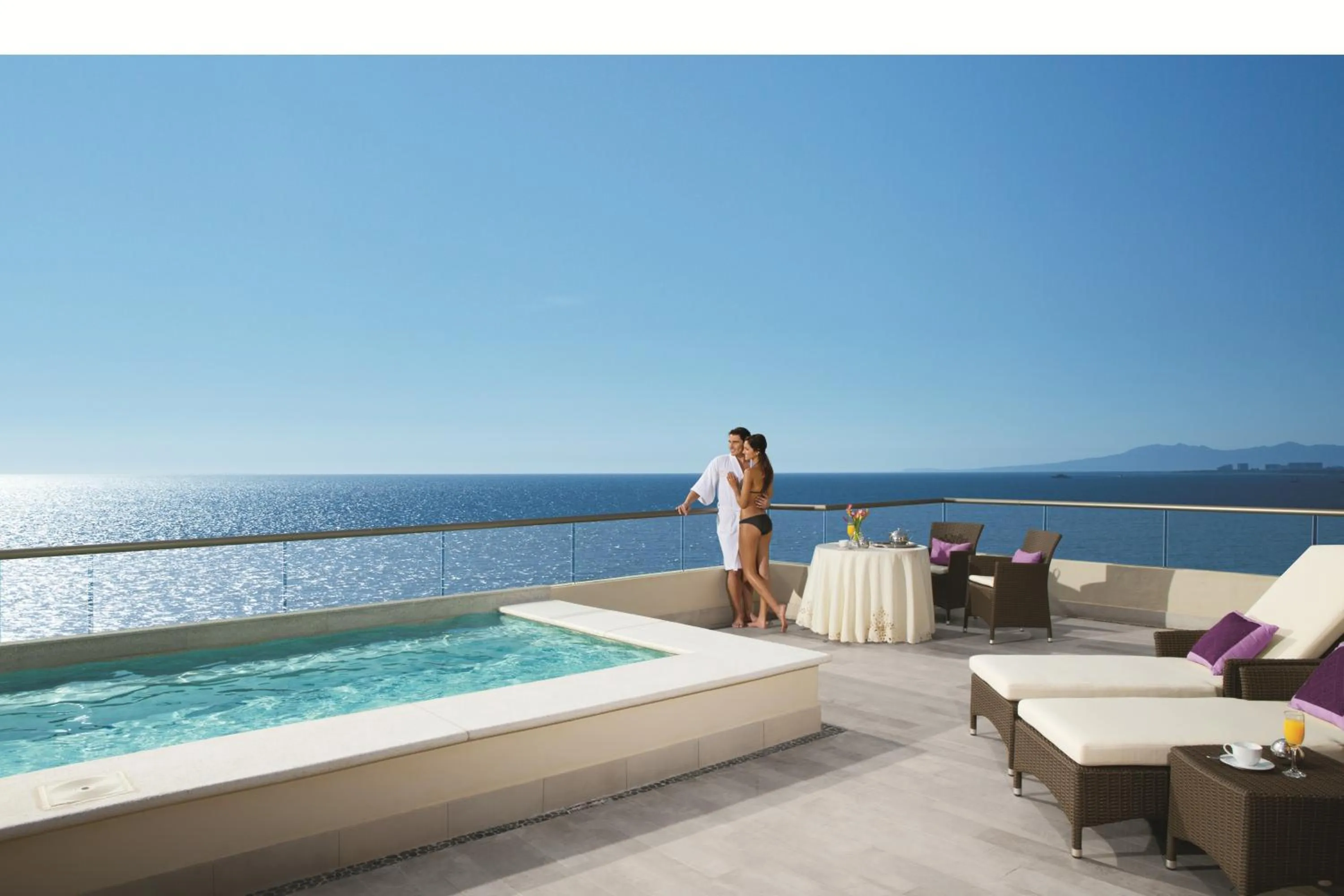 Balcony/Terrace in Secrets Vallarta Bay Resort & SPA - Adults Only