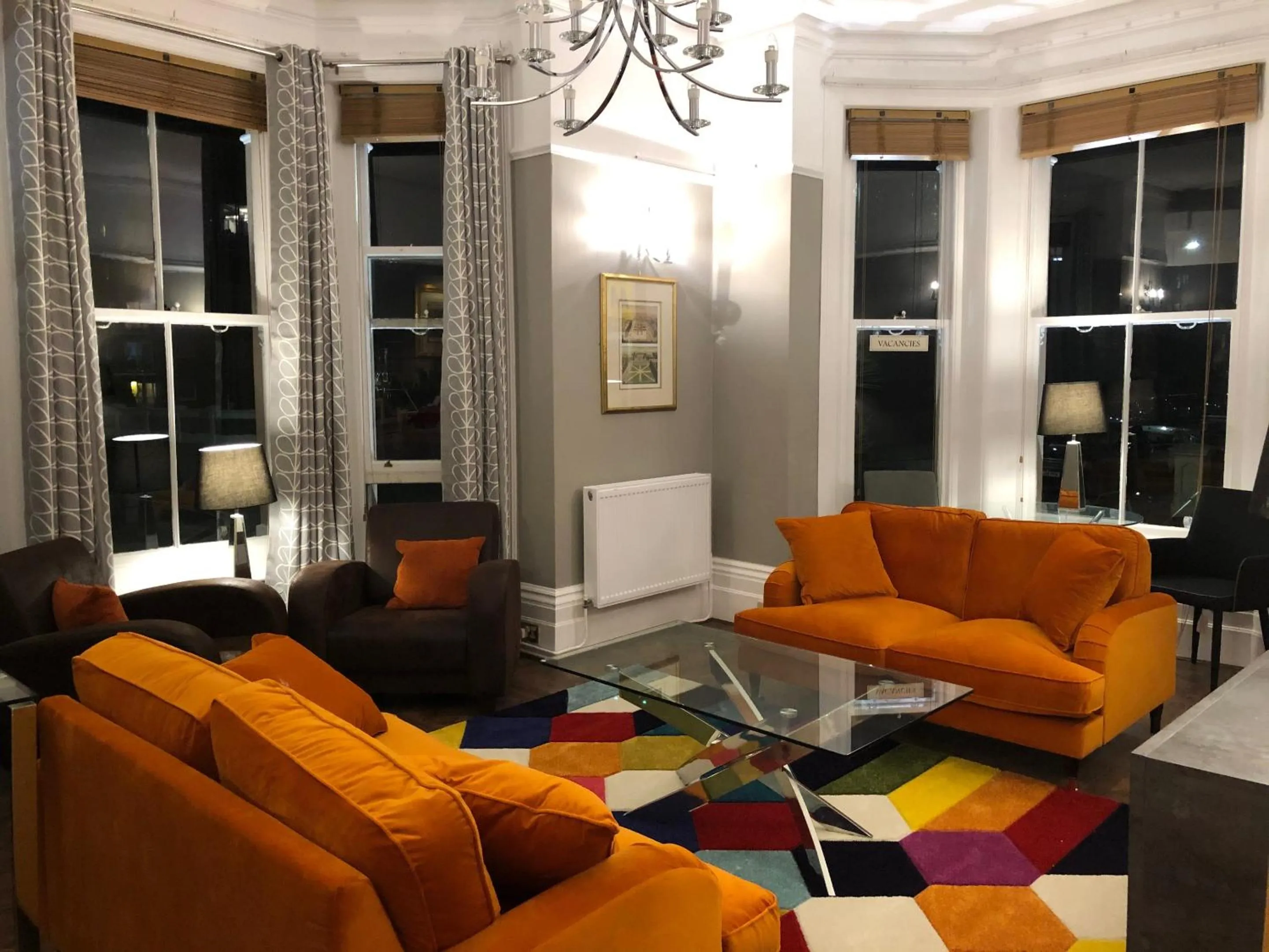 Living room in The Mowbray